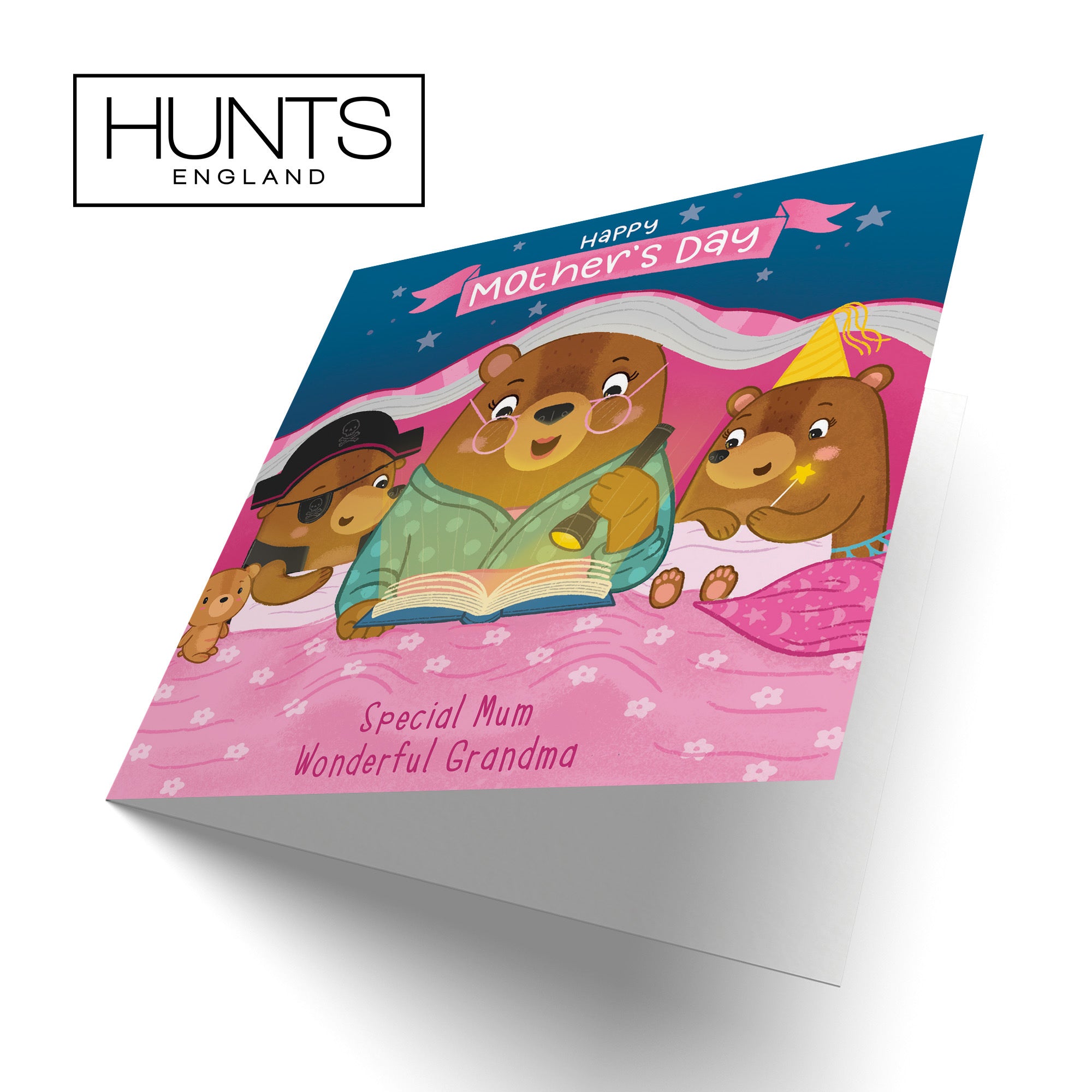 Mum And Grandma Combined Cute Mother's Day Card Bear Cute Bears - Default Title (LG01806)