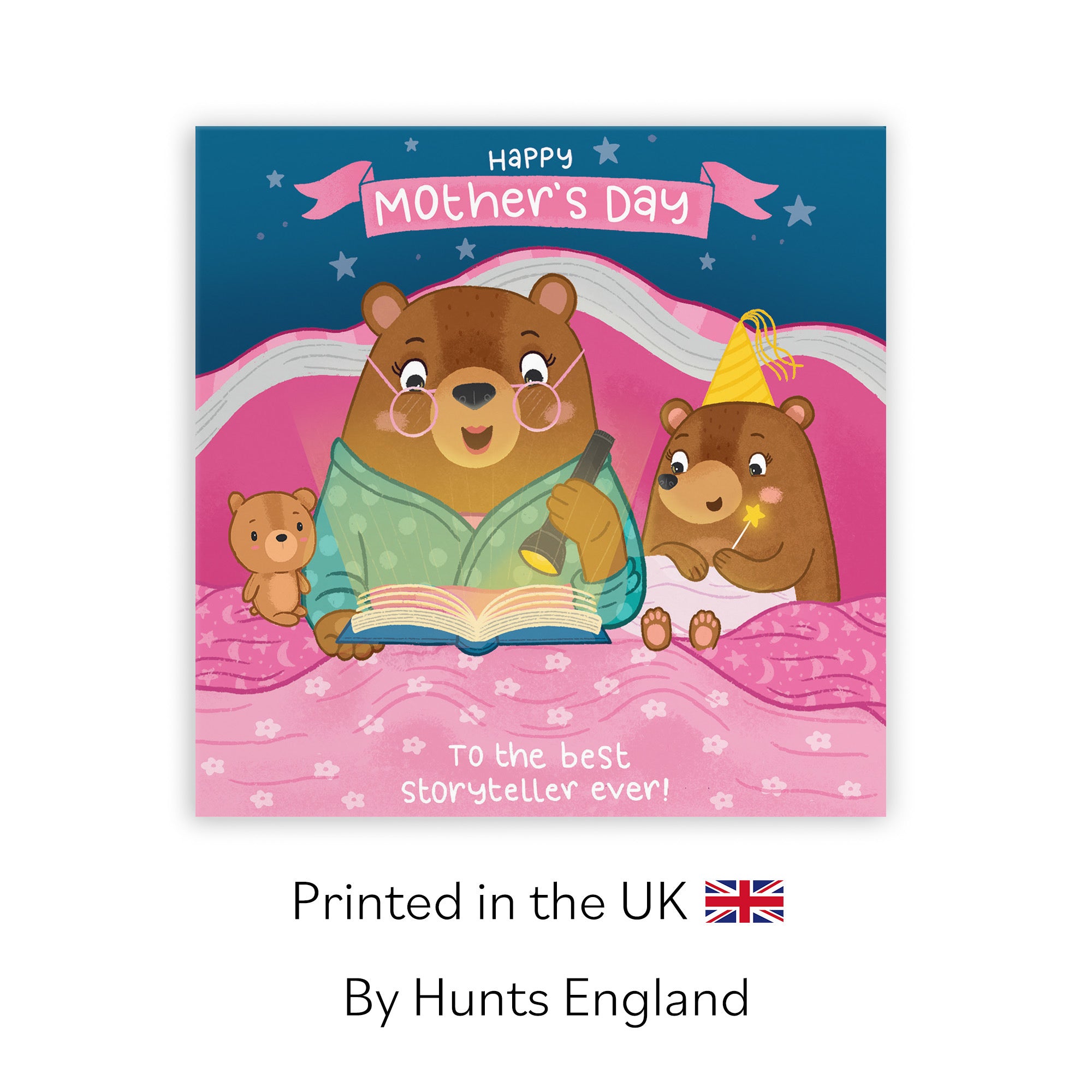 Bedtime Story Cute Mother's Day Card Girl Bear Cute Bears - Default Title (LG01807)