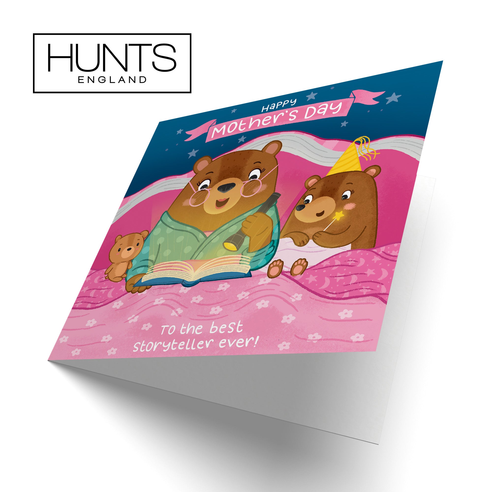 Bedtime Story Cute Mother's Day Card Girl Bear Cute Bears - Default Title (LG01807)