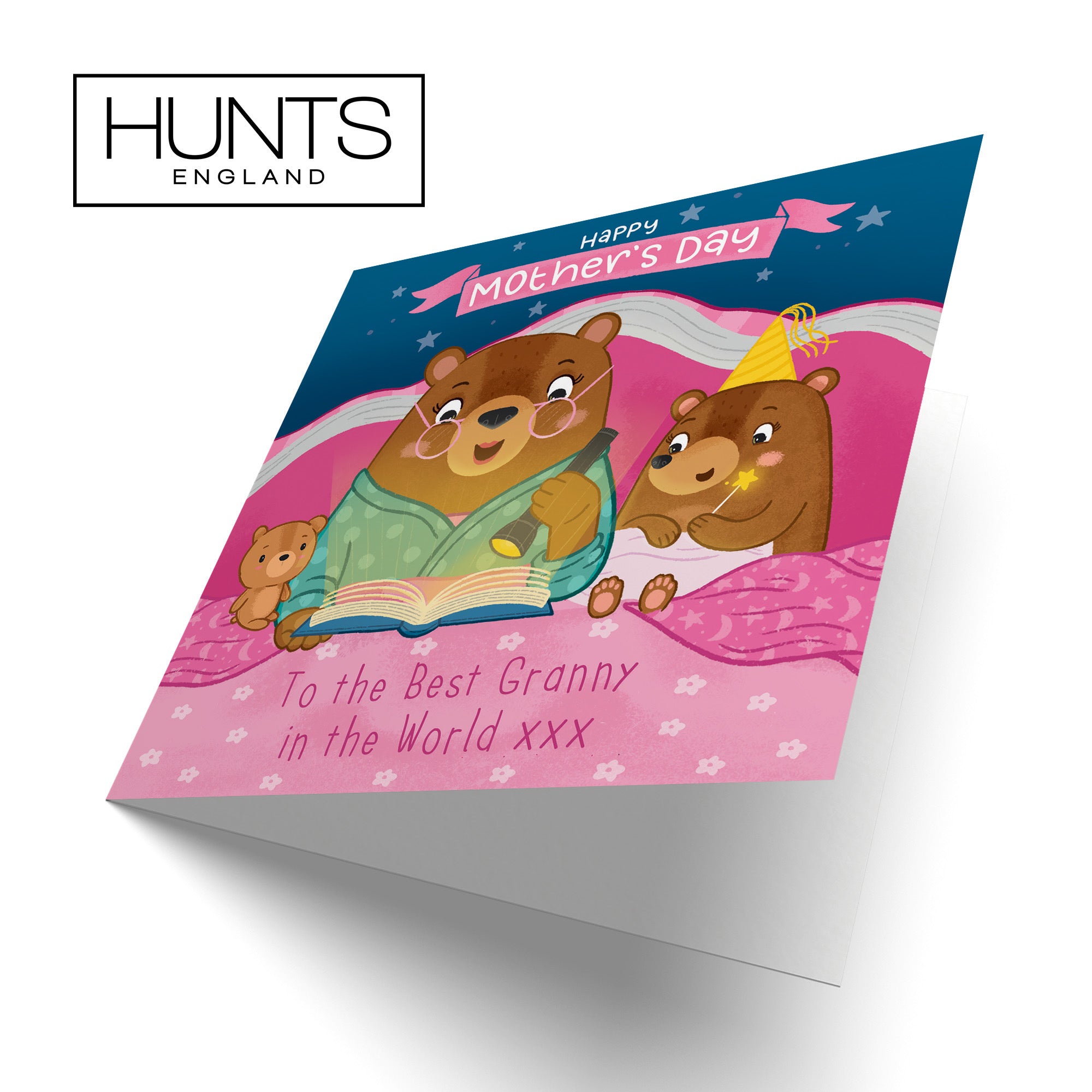 Granny Mother's Day Card Bedtime Story Girl Bear Cute Bears - Default Title (LG01809)