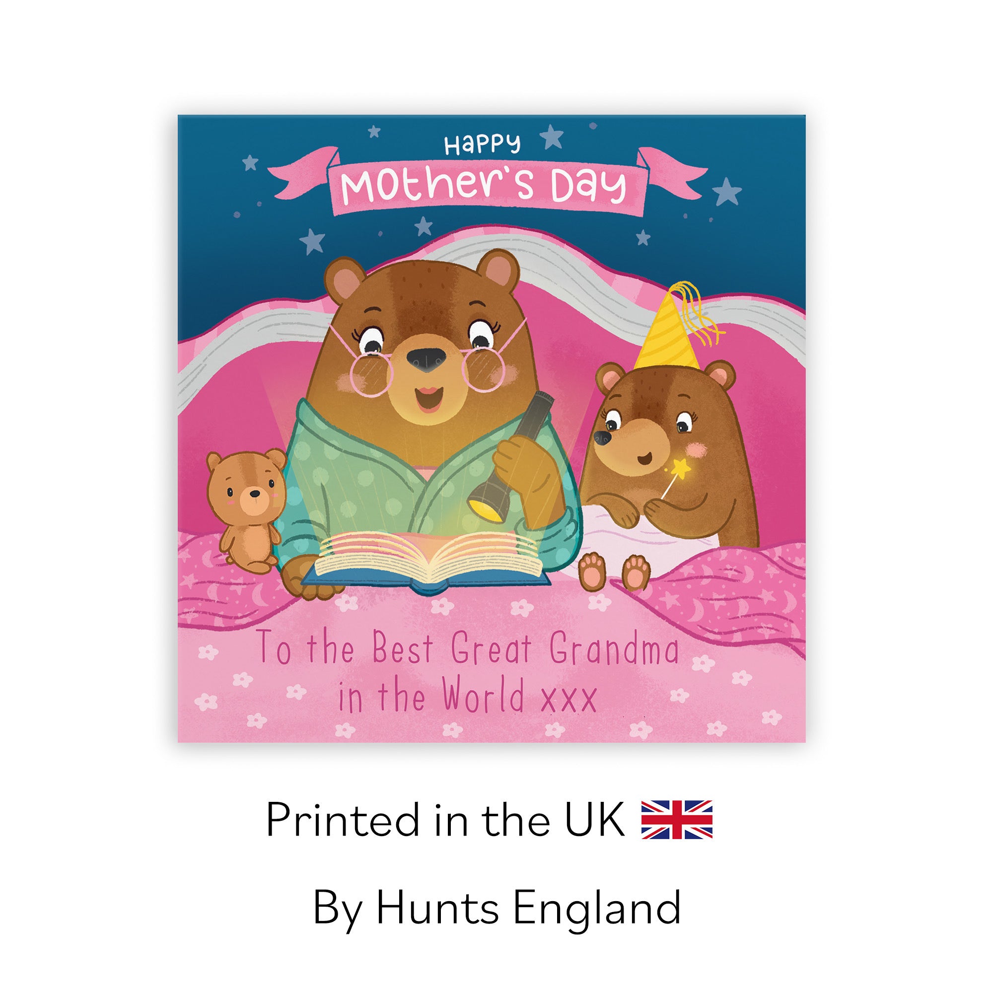 Great Grandma Mother's Day Card Bedtime Story Girl Bear Cute Bears - Default Title (LG01811)