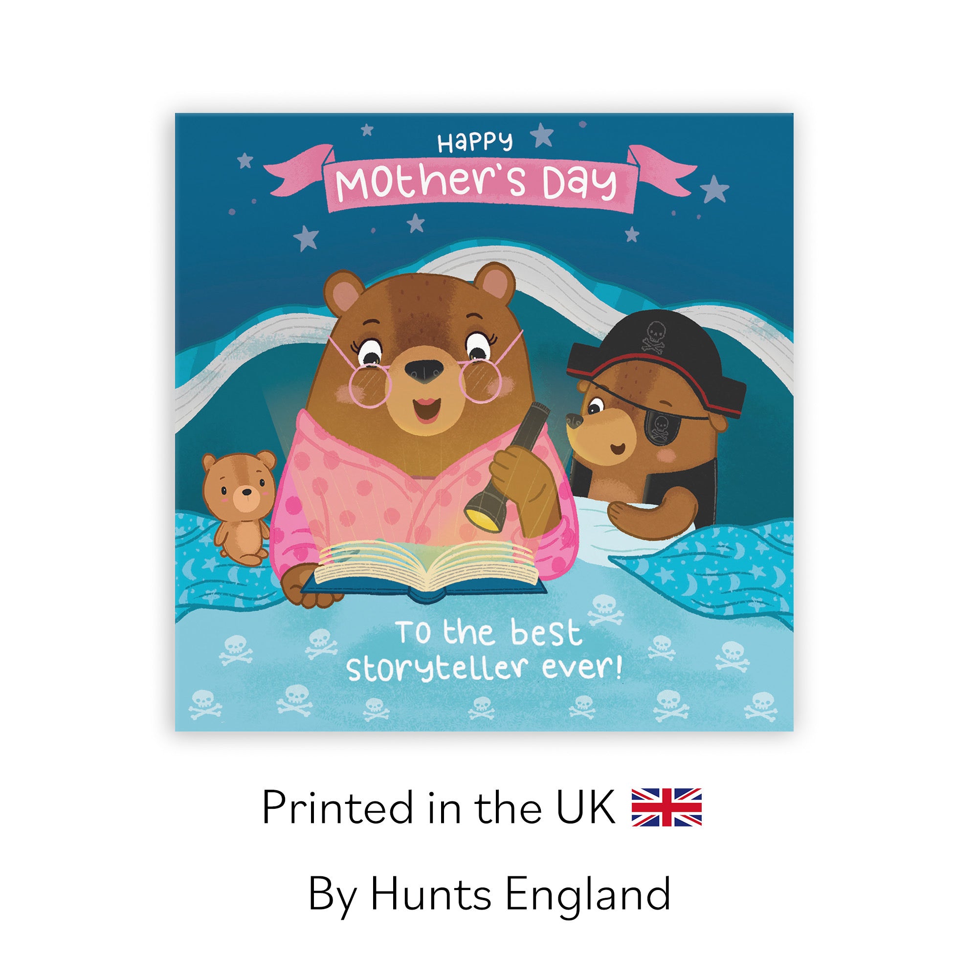 Bedtime Story Cute Mother's Day Card Bedtime Story Boy Bear Cute Bears - Default Title (LG01821)