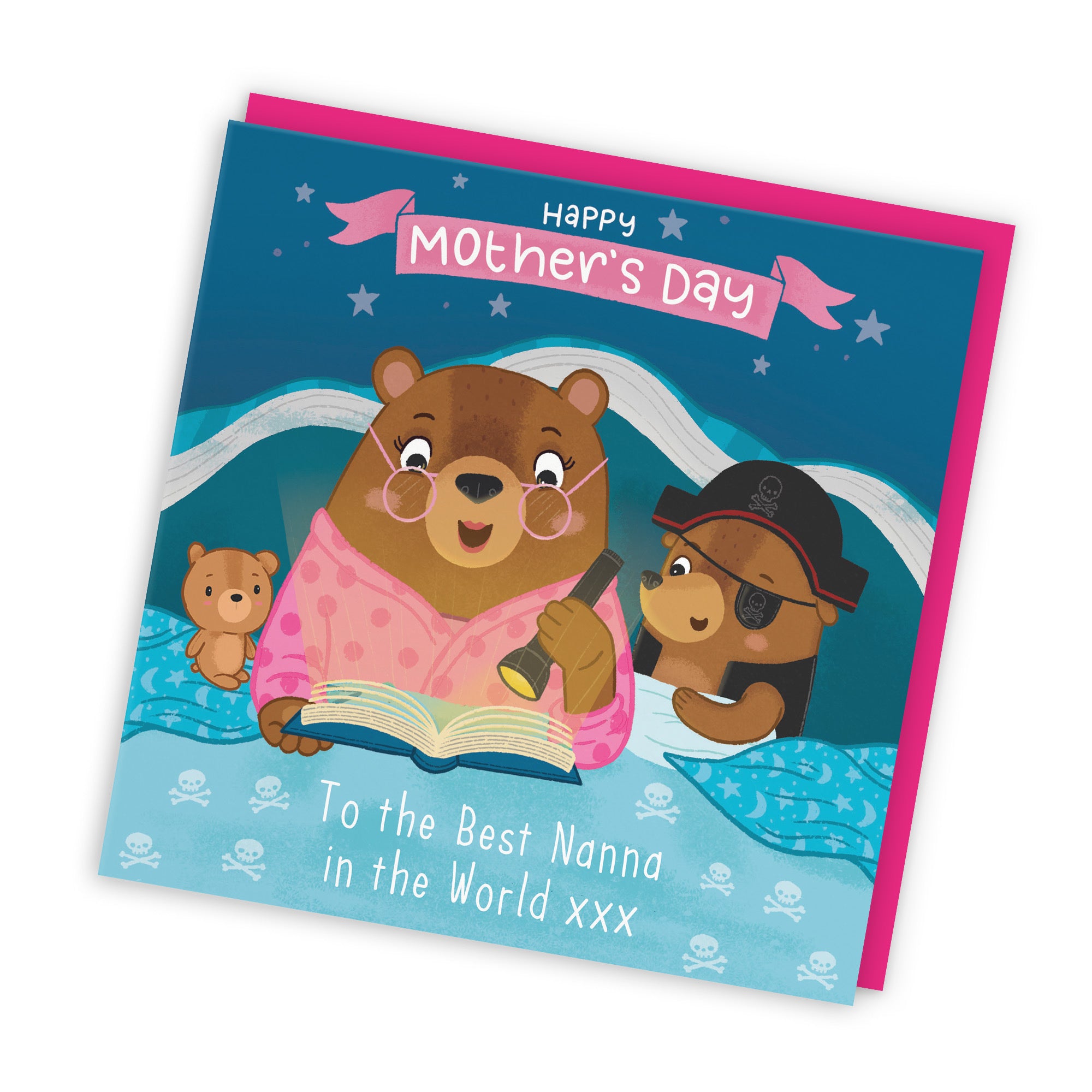 Nanna Mother's Day Card Bedtime Story Boy Bear Cute Bears - Default Title (LG01825)