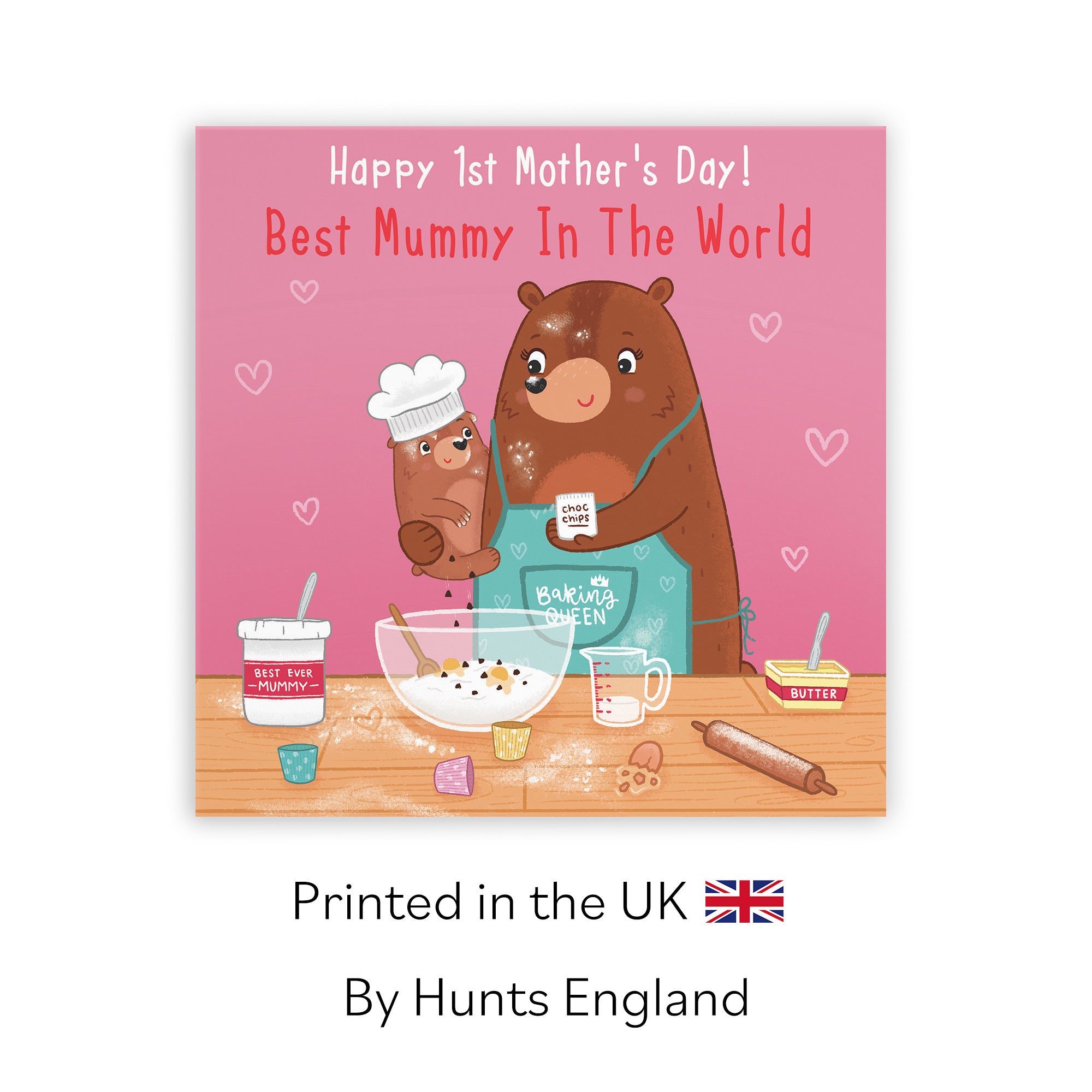 1st Mother's Day Mummy Card Cute Baking Bears - Default Title (LG01915)