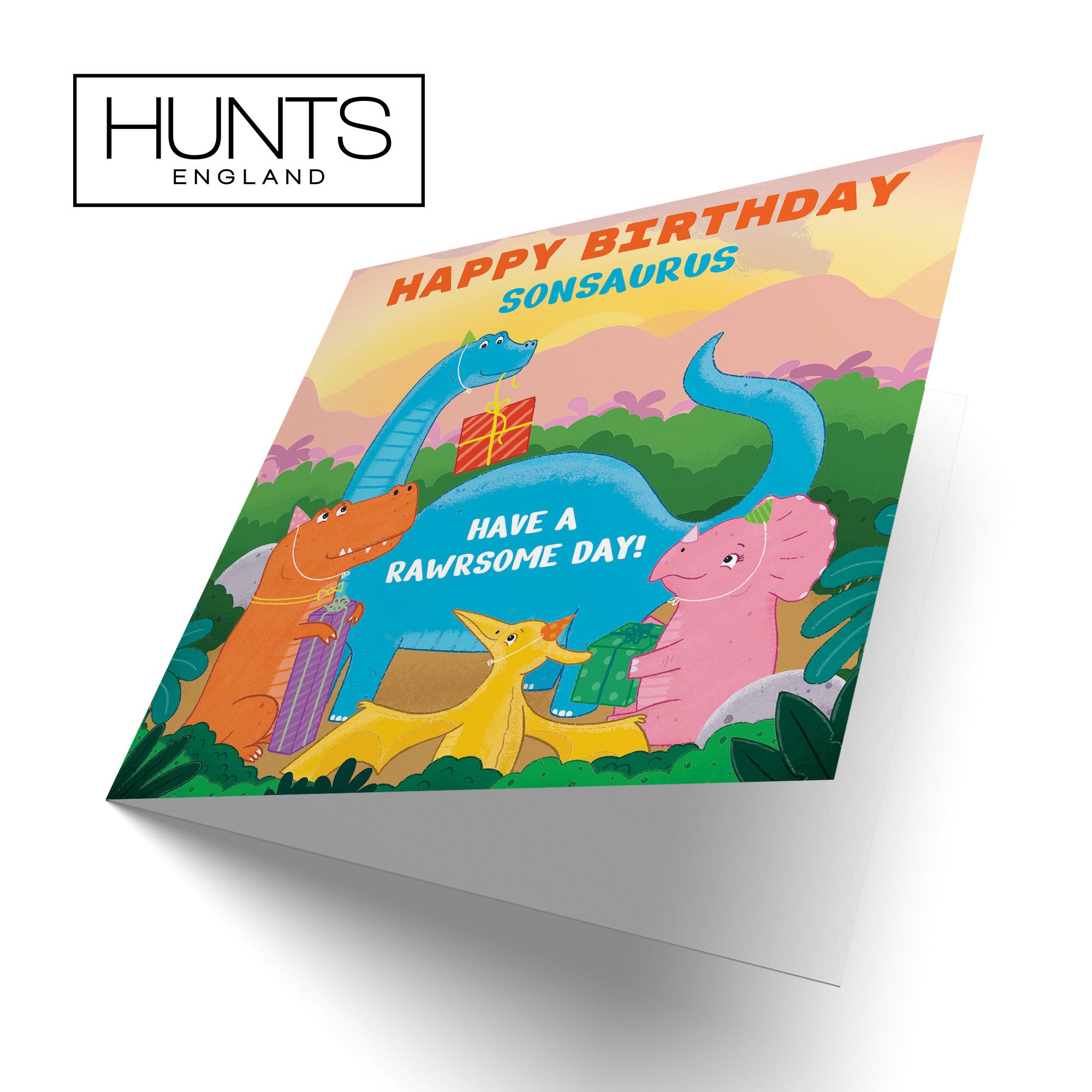 Son Birthday Dinosaur Party Children's Card Imagination - Default Title (LG01926)