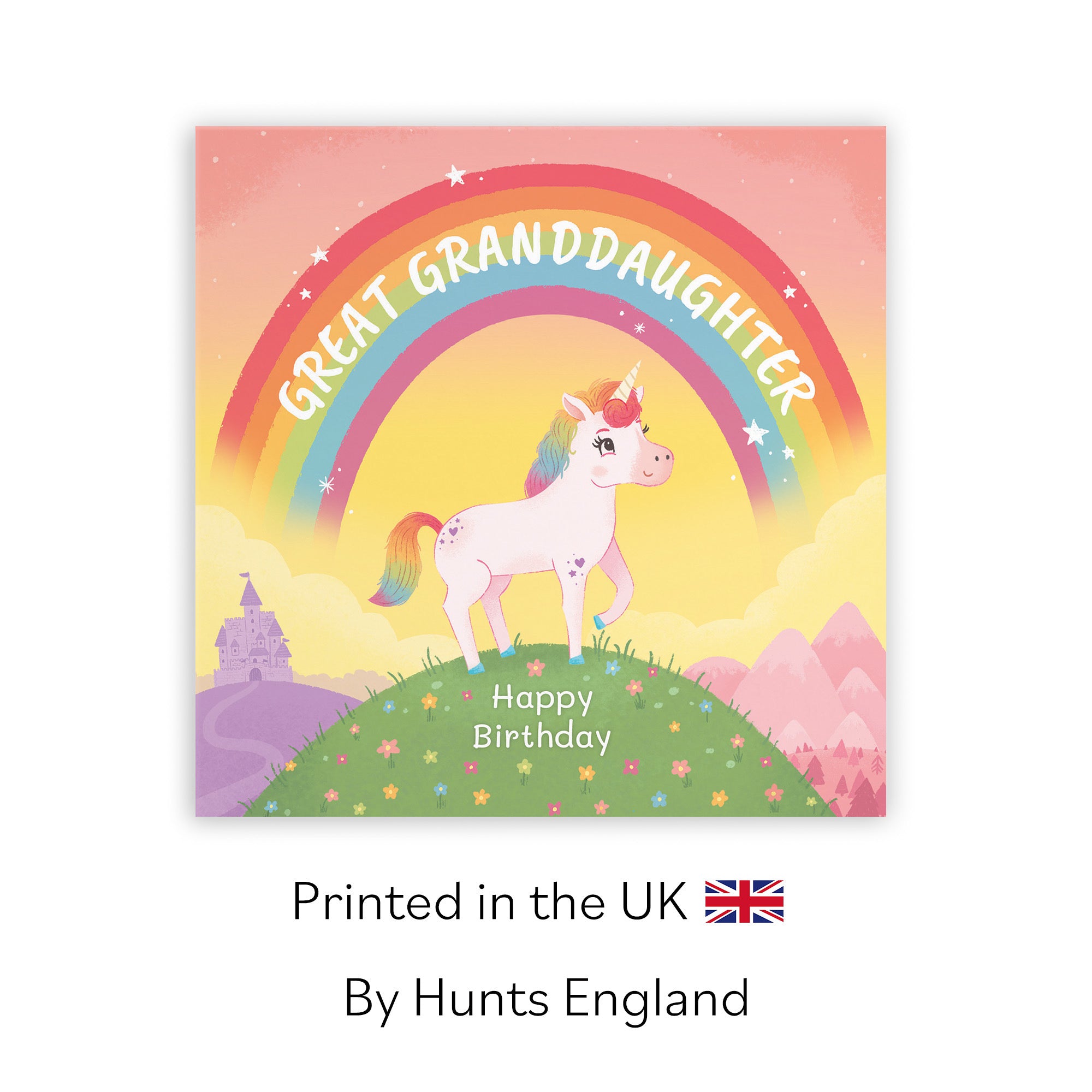 Great Granddaughter Unicorn Kids Birthday Card Imagination - Default Title (LG01999)