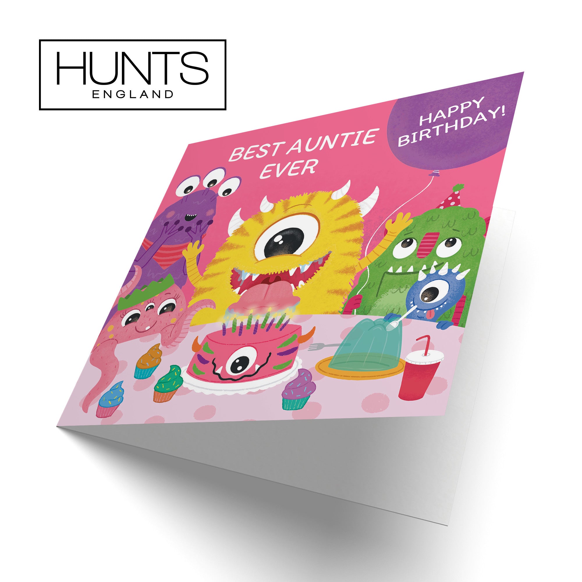 Auntie Monsters Party Cute Birthday Card Imagination - Default Title (LG02084)