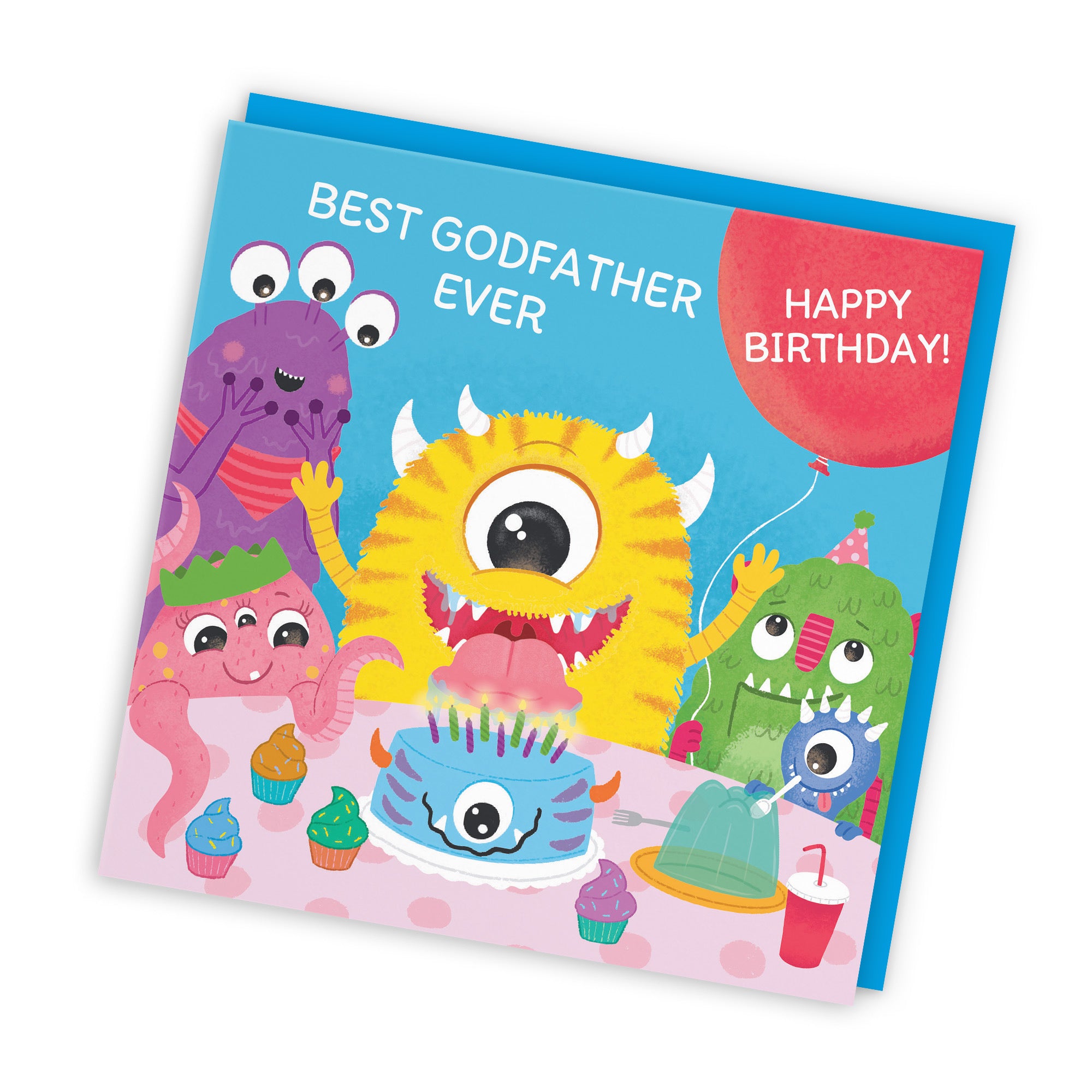 Godfather Monsters Party Birthday Card Imagination - Default Title (LG02097)