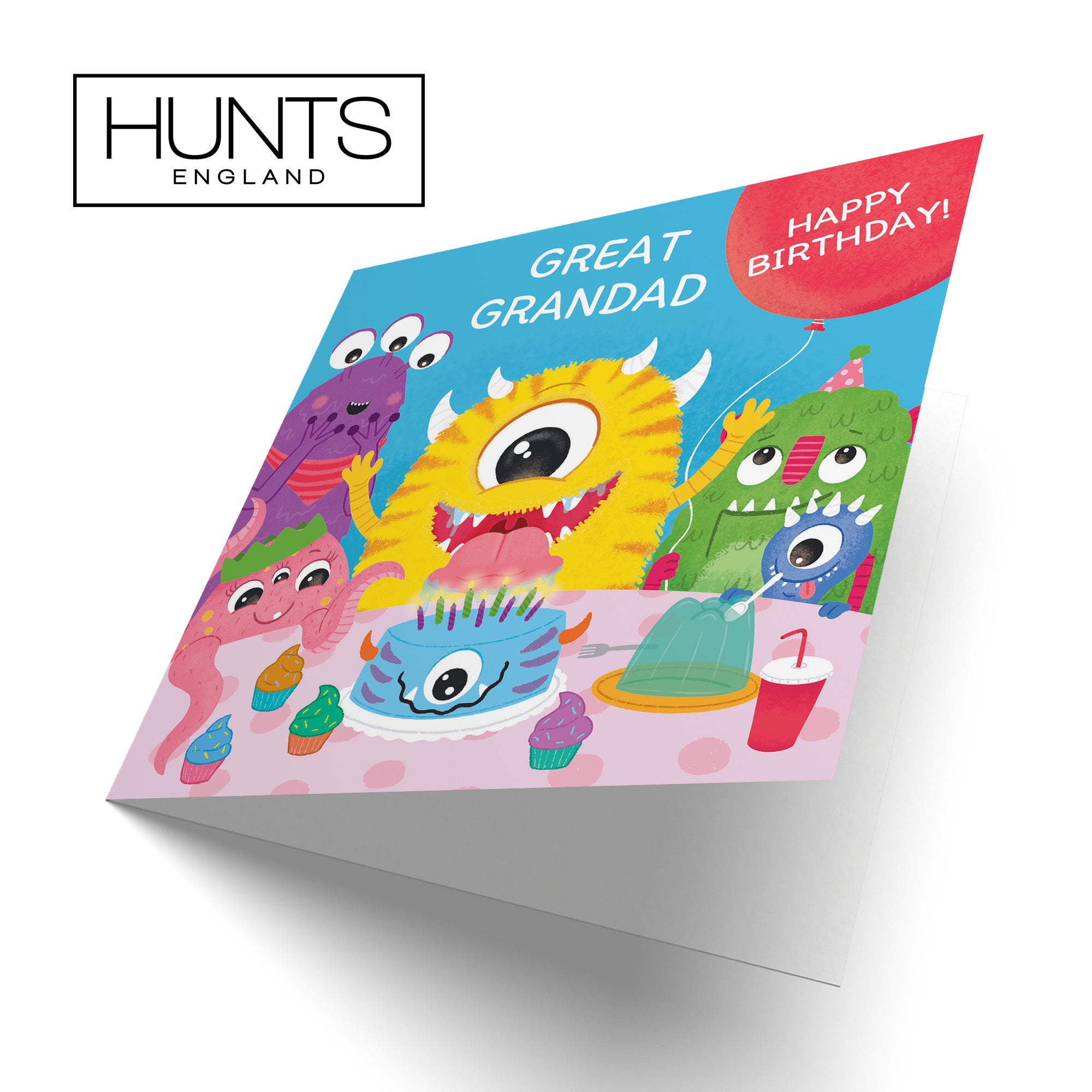 Great Grandad Monsters Party Cute Birthday Card Imagination - Default Title (LG02102)