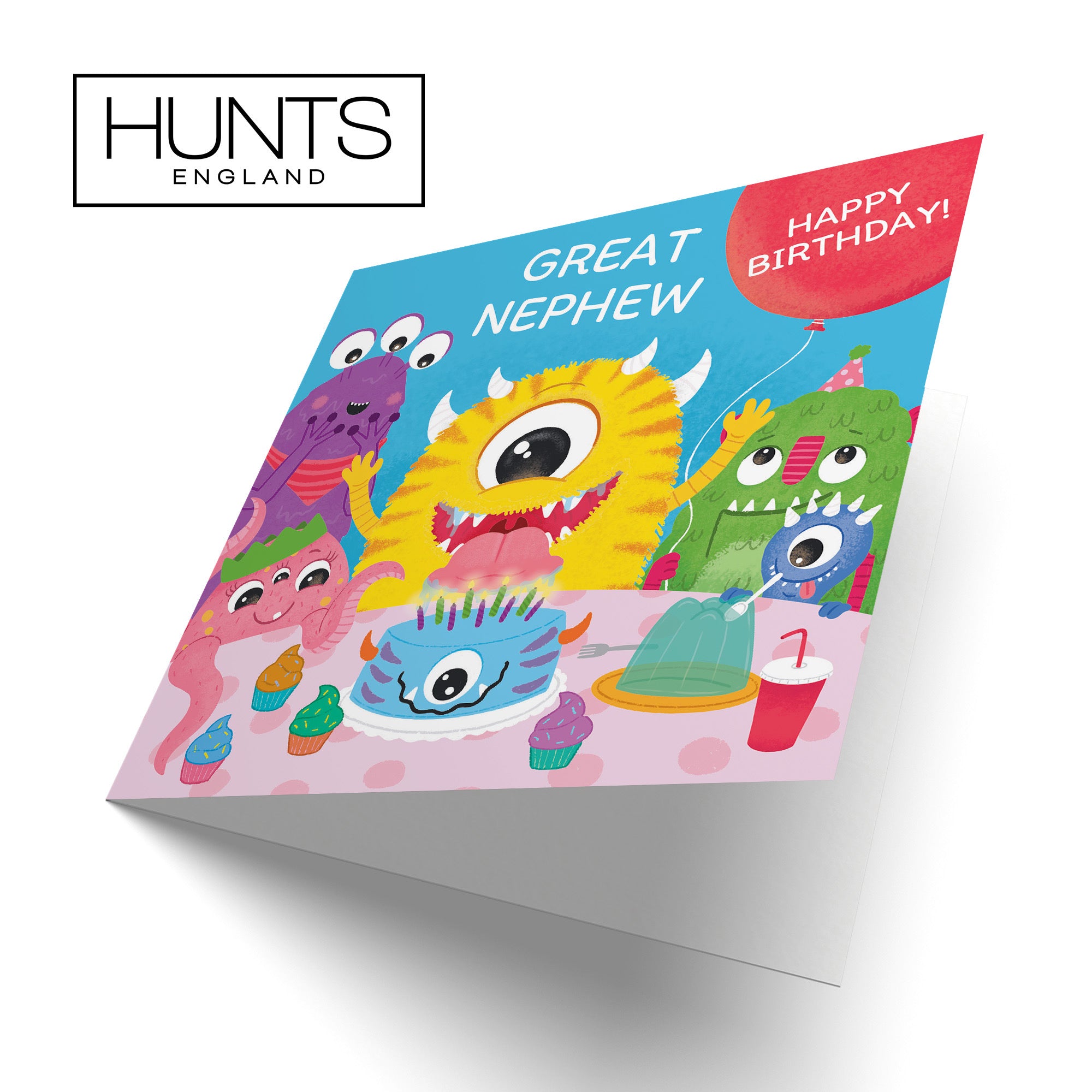 Great Nephew Monsters Party Children's Birthday Card Imagination - Default Title (LG02103)