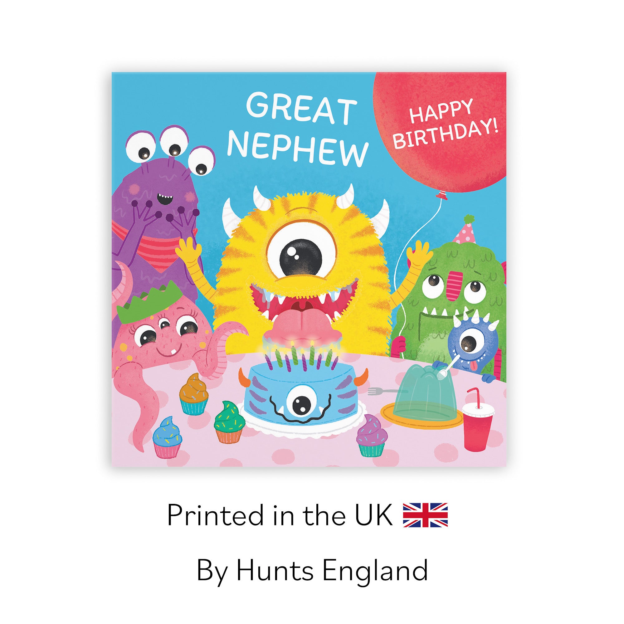 Great Nephew Monsters Party Children's Birthday Card Imagination - Default Title (LG02103)