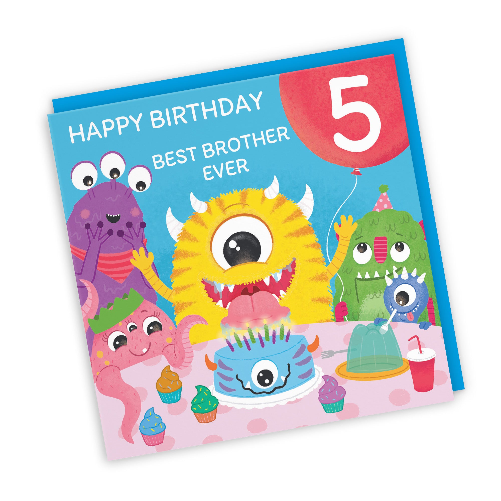 5th Brother Monsters Party Kids Birthday Card Imagination - Default Title (LG02104)