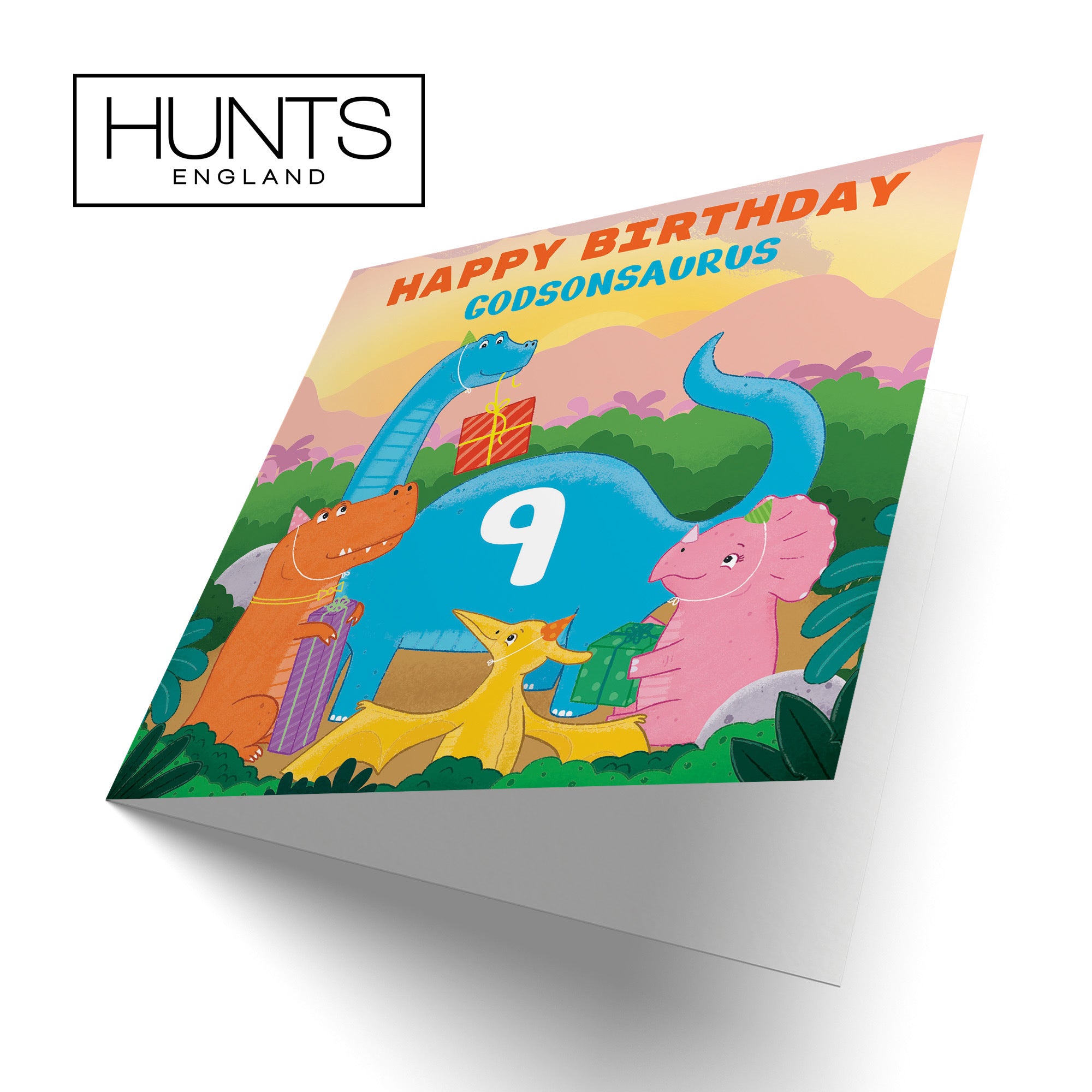 9th Godson Birthday Dinosaur Party Card Imagination - Default Title (LG02118)