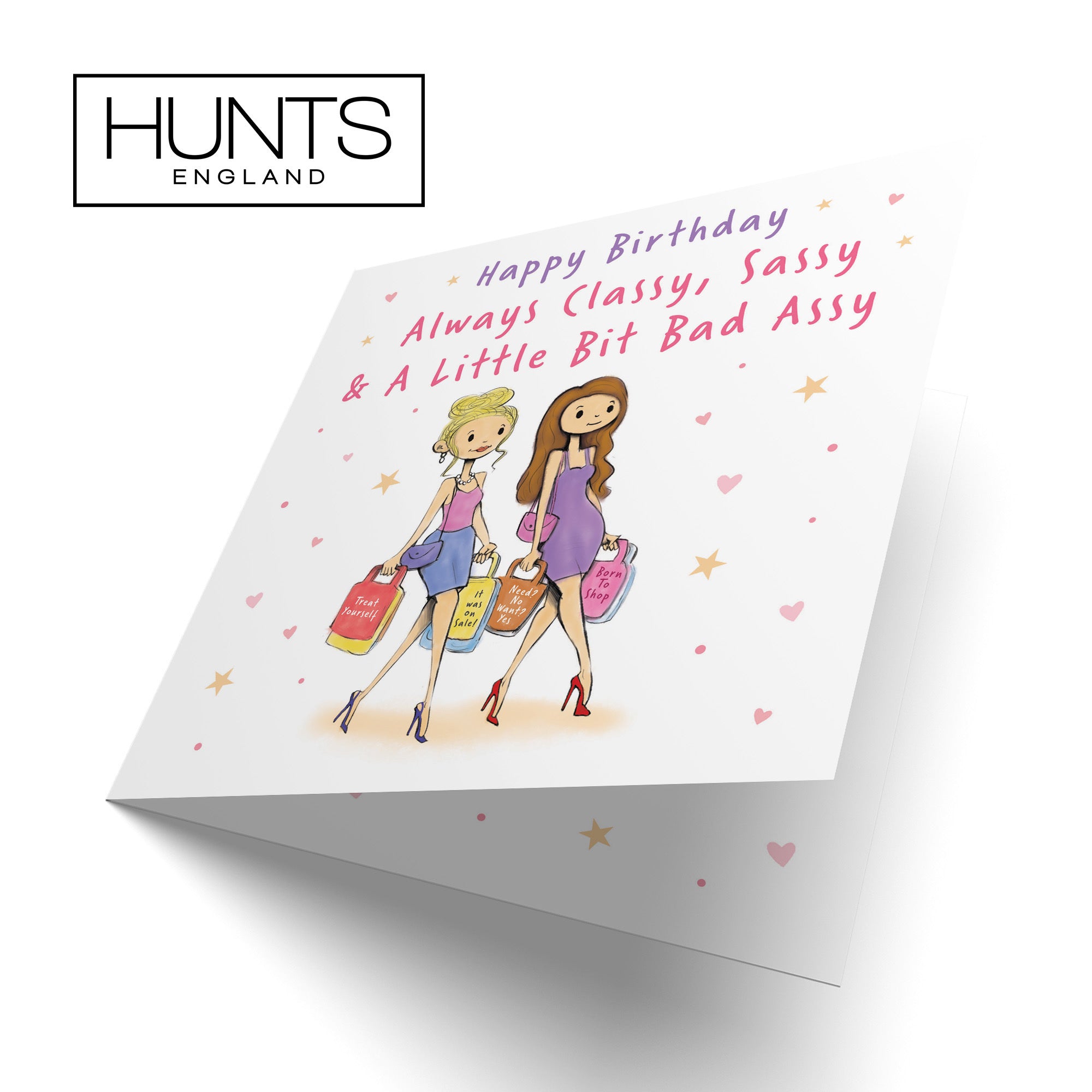 Women's Birthday Card Shopping Classy Sassy Silly Squiggles - Default Title (RH00002)