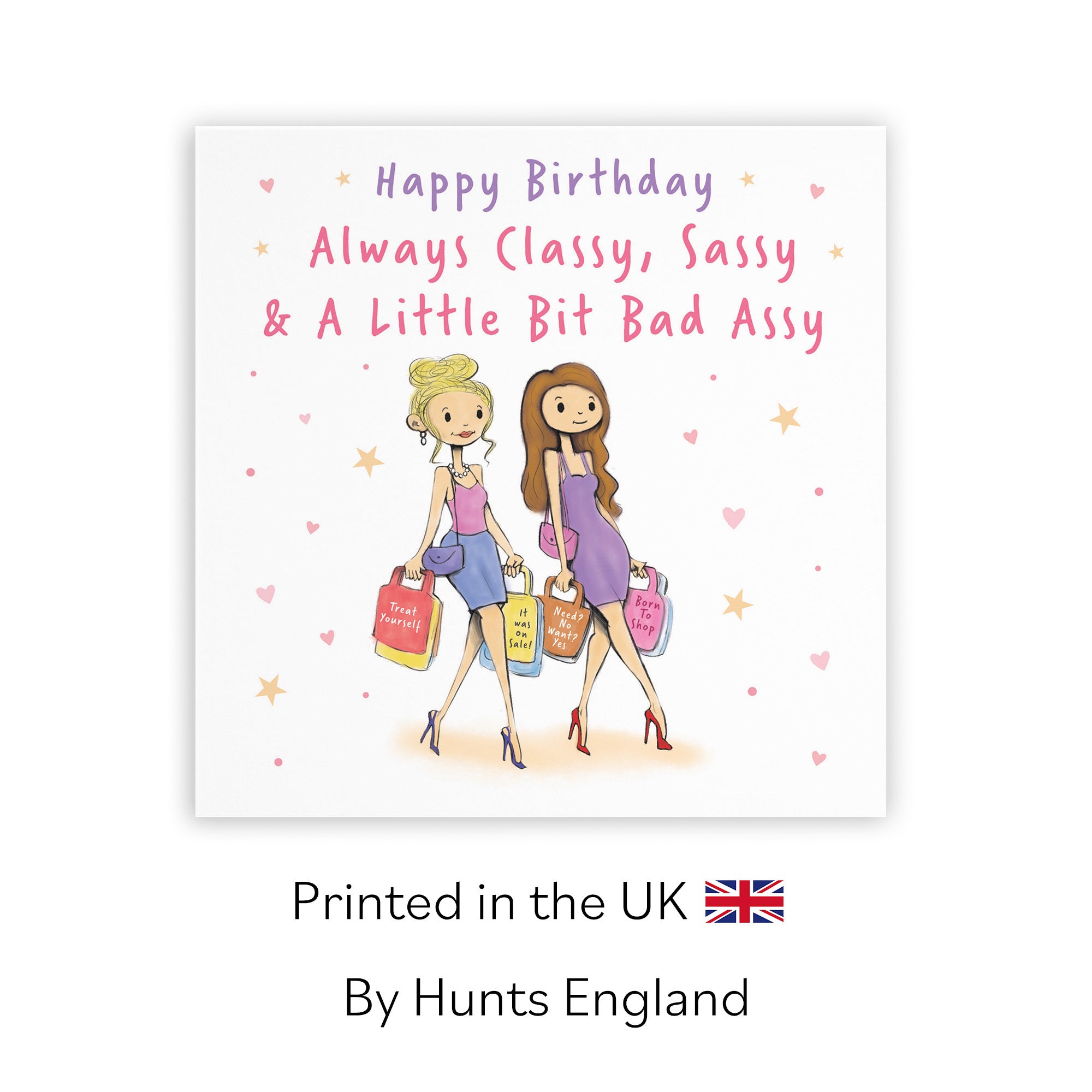 Women's Birthday Card Shopping Classy Sassy Silly Squiggles - Default Title (RH00002)