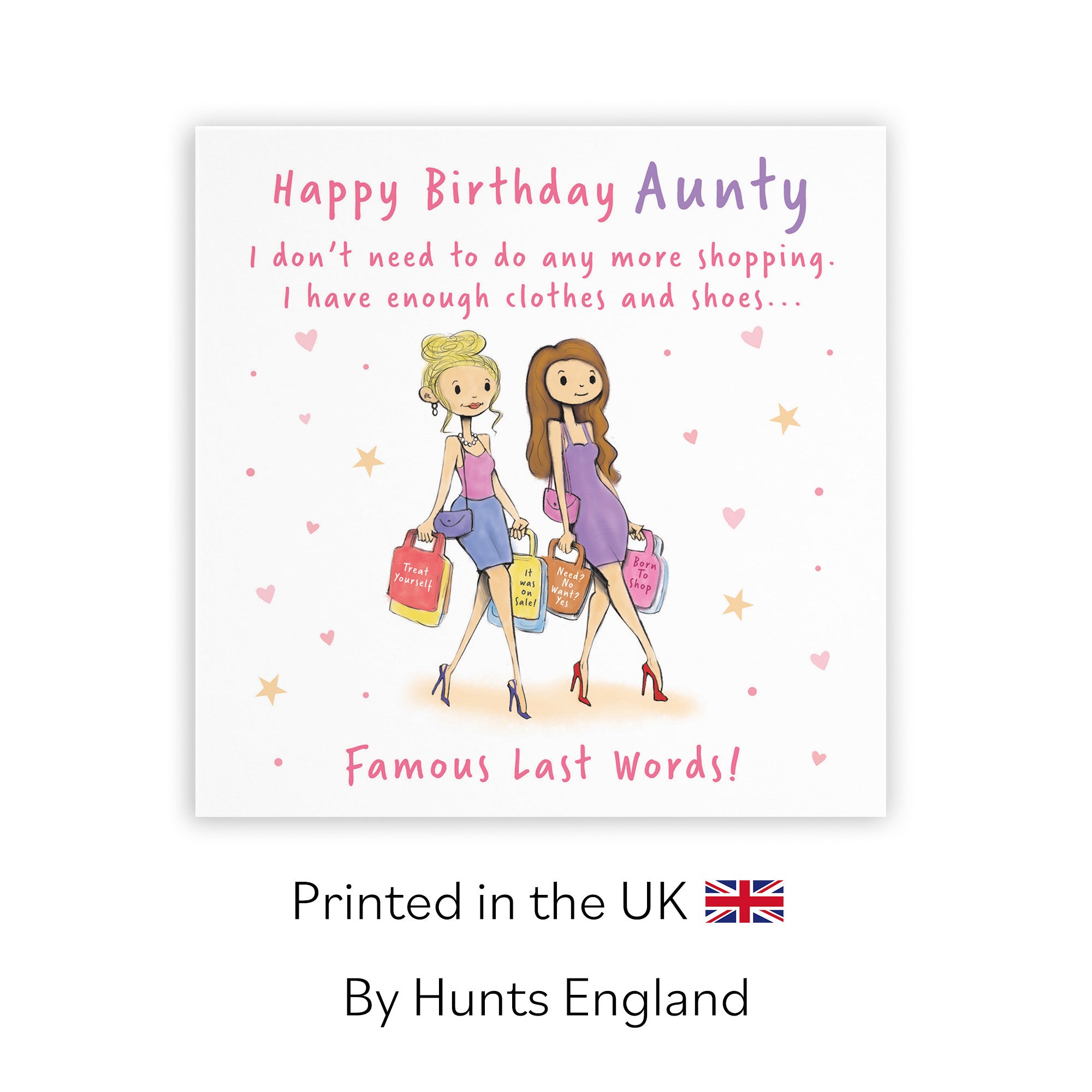 Aunty Birthday Card Shopping Silly Squiggles - Default Title (RH00006)