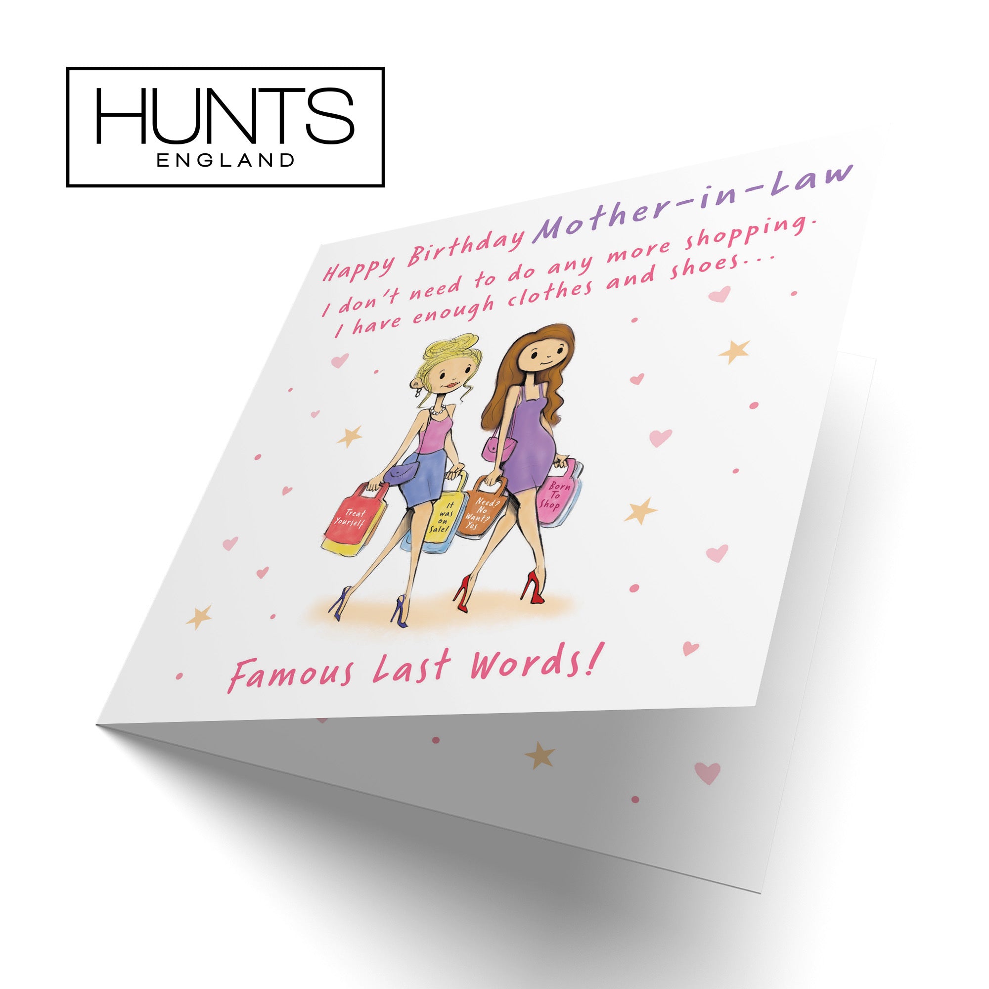 Mother-in-Law Birthday Card Shopping Silly Squiggles - Default Title (RH00023)