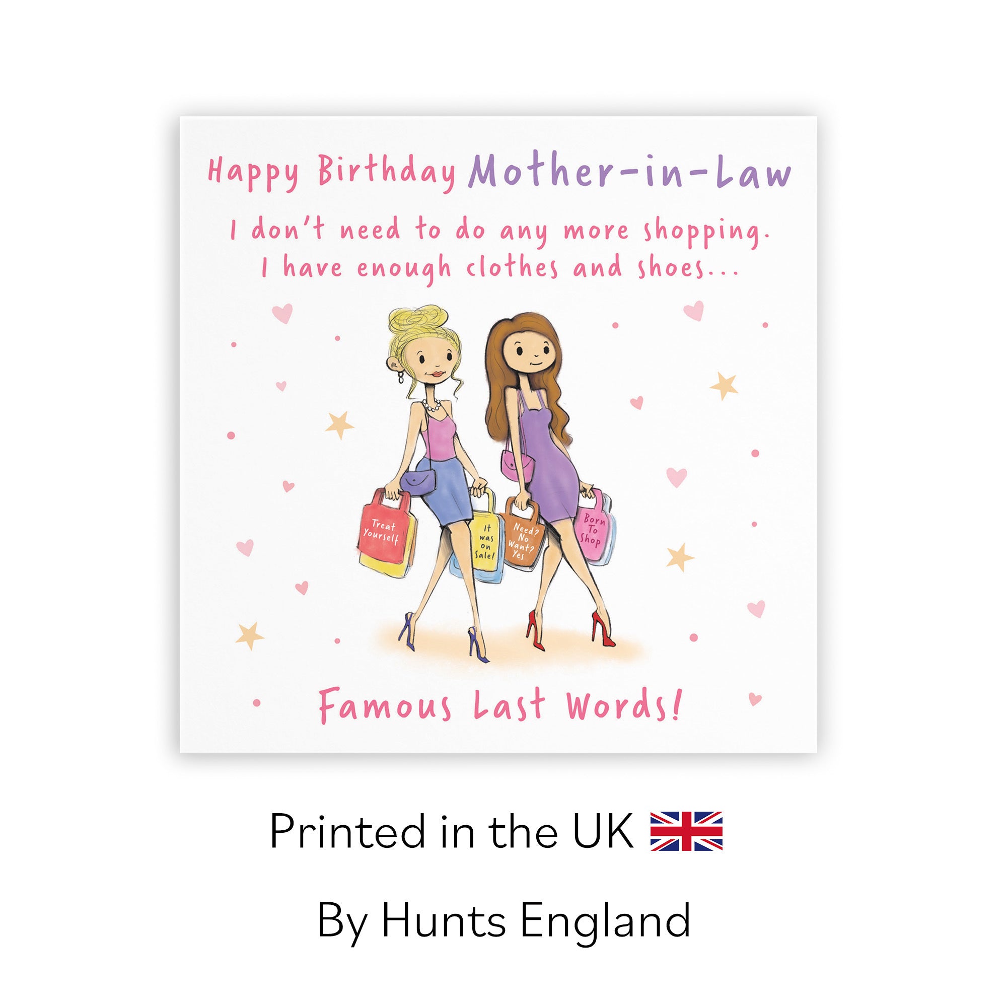 Mother-in-Law Birthday Card Shopping Silly Squiggles - Default Title (RH00023)