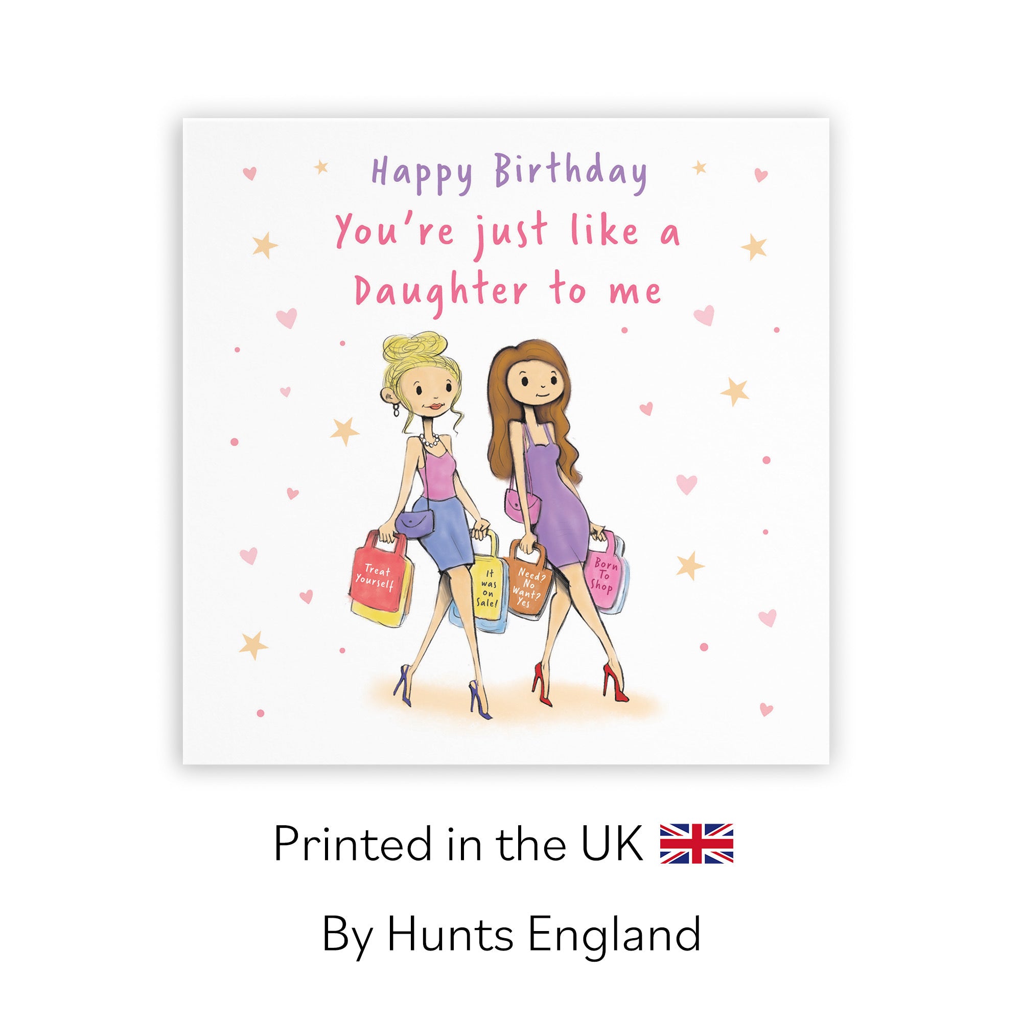 Like A Daughter To Me Birthday Card Shopping Silly Squiggles - Default Title (RH00032)