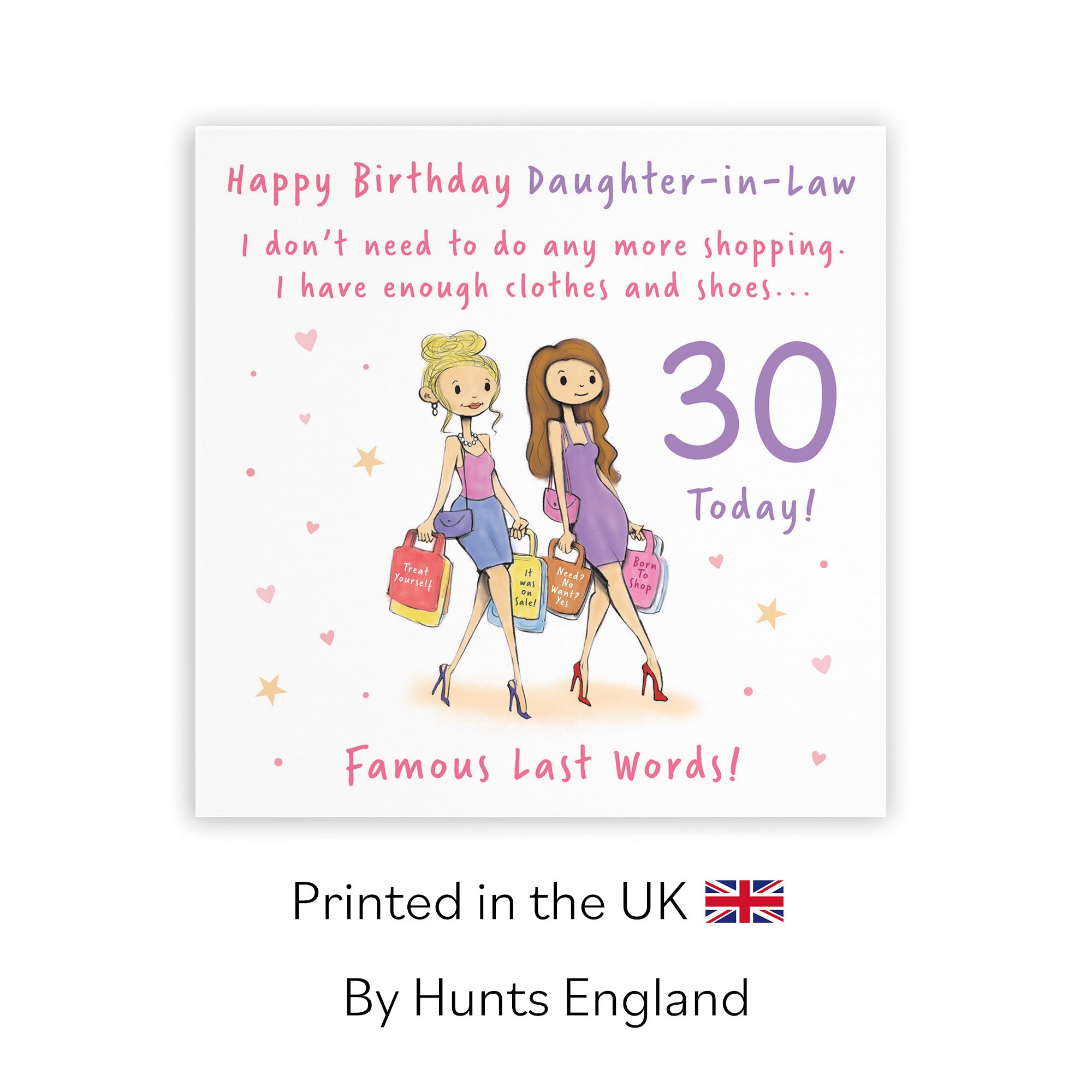 30th Daughter-in-Law Birthday Card Shopping Silly Squiggles - Default Title (RH00076)