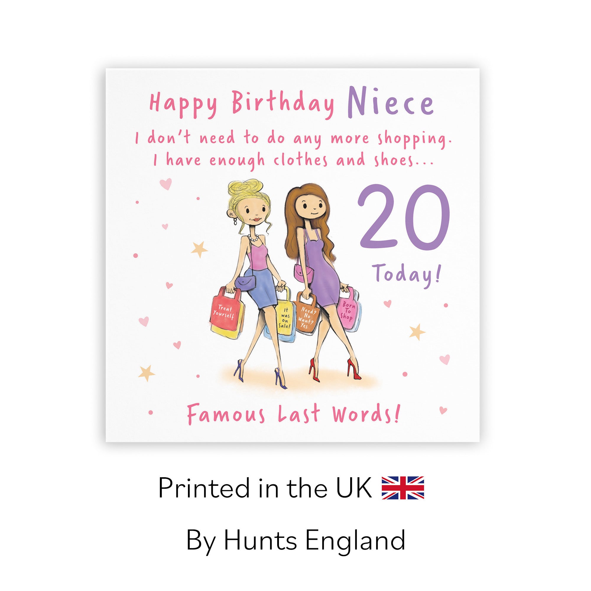 20th Niece Birthday Card Shopping Silly Squiggles - Default Title (RH00120)