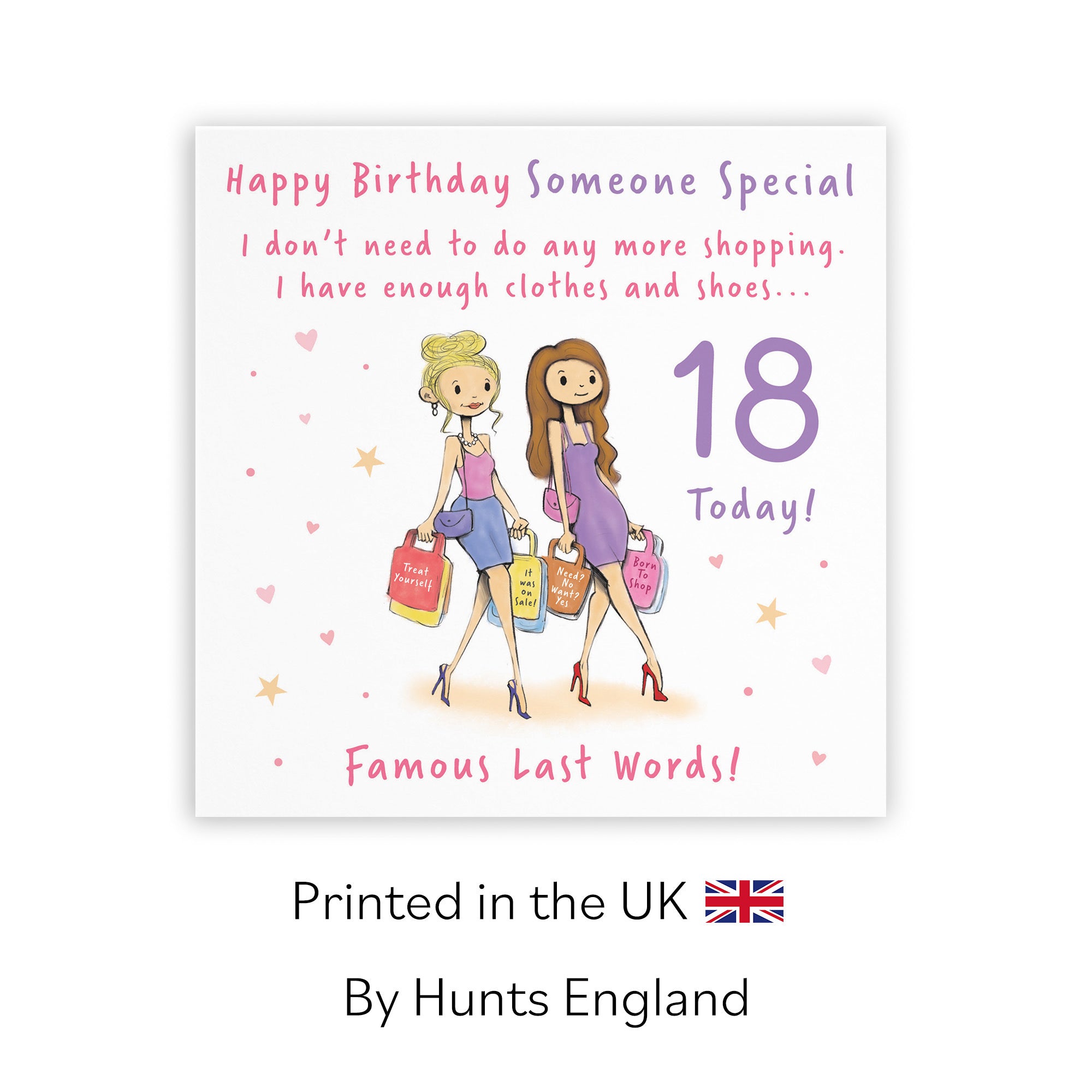 Female 18th Someone Special Birthday Card Shopping Silly Squiggles - Default Title (RH00141)