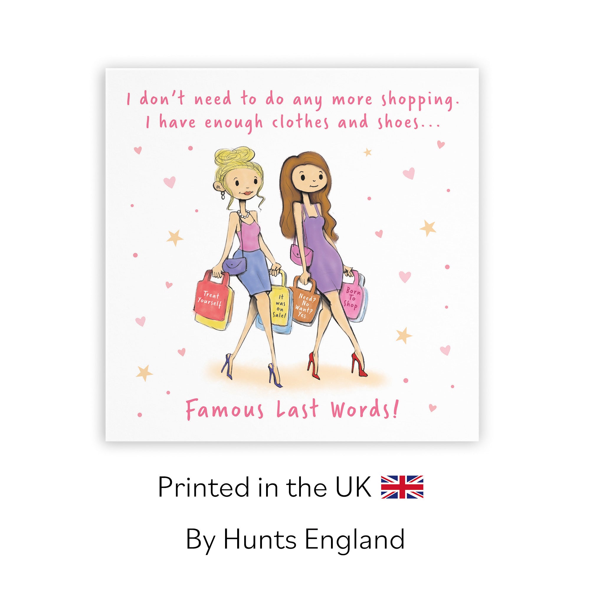 Women's Any Occasion Card Shopping Silly Squiggles - Default Title (RH00152)