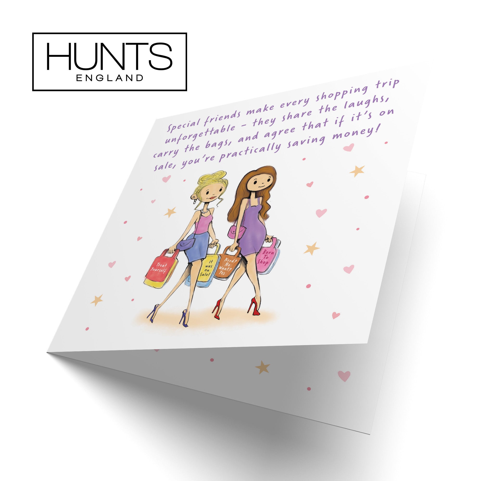 Women's Friendship Card Shopping Silly Squiggles - Default Title (RH00158)