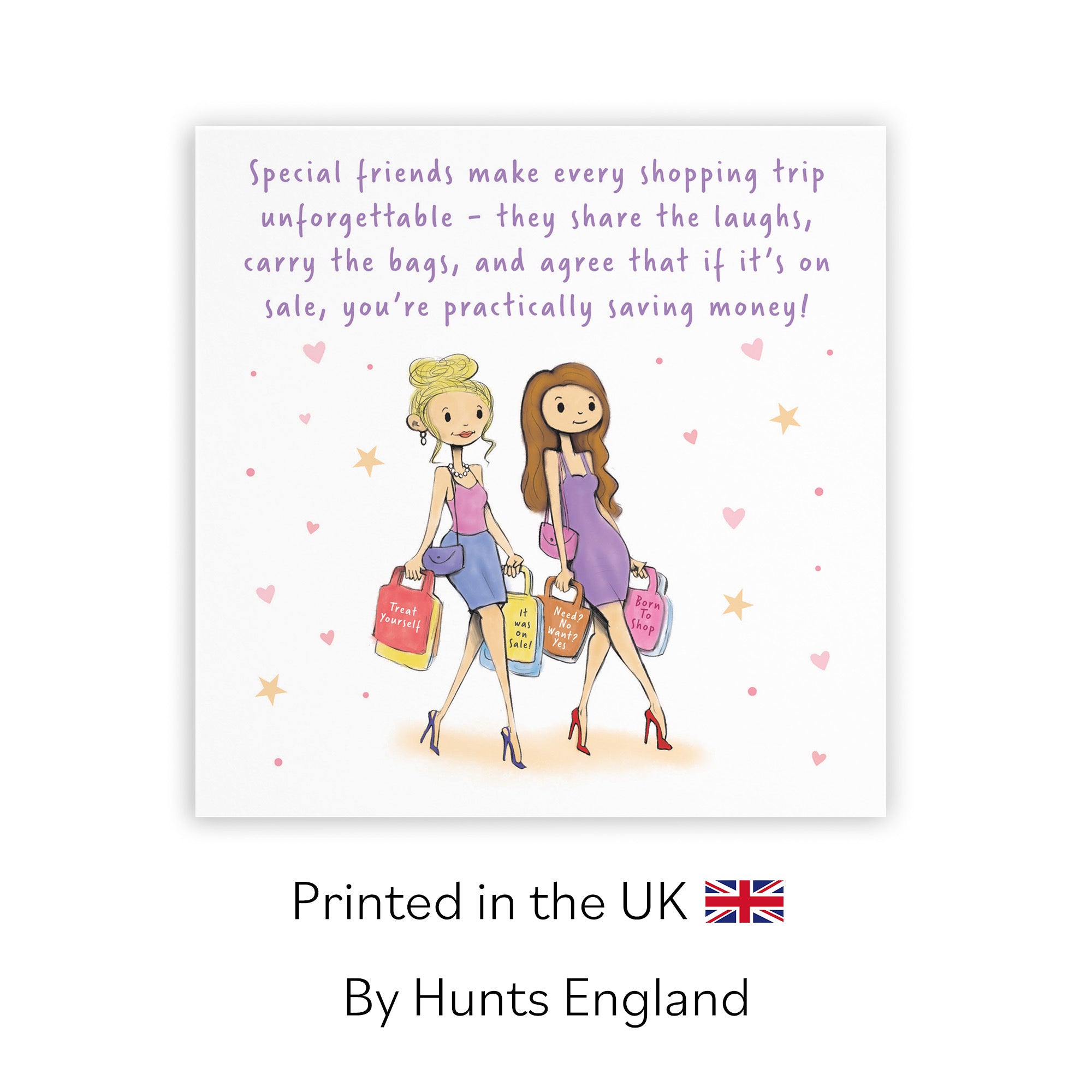 Women's Friendship Card Shopping Silly Squiggles - Default Title (RH00158)