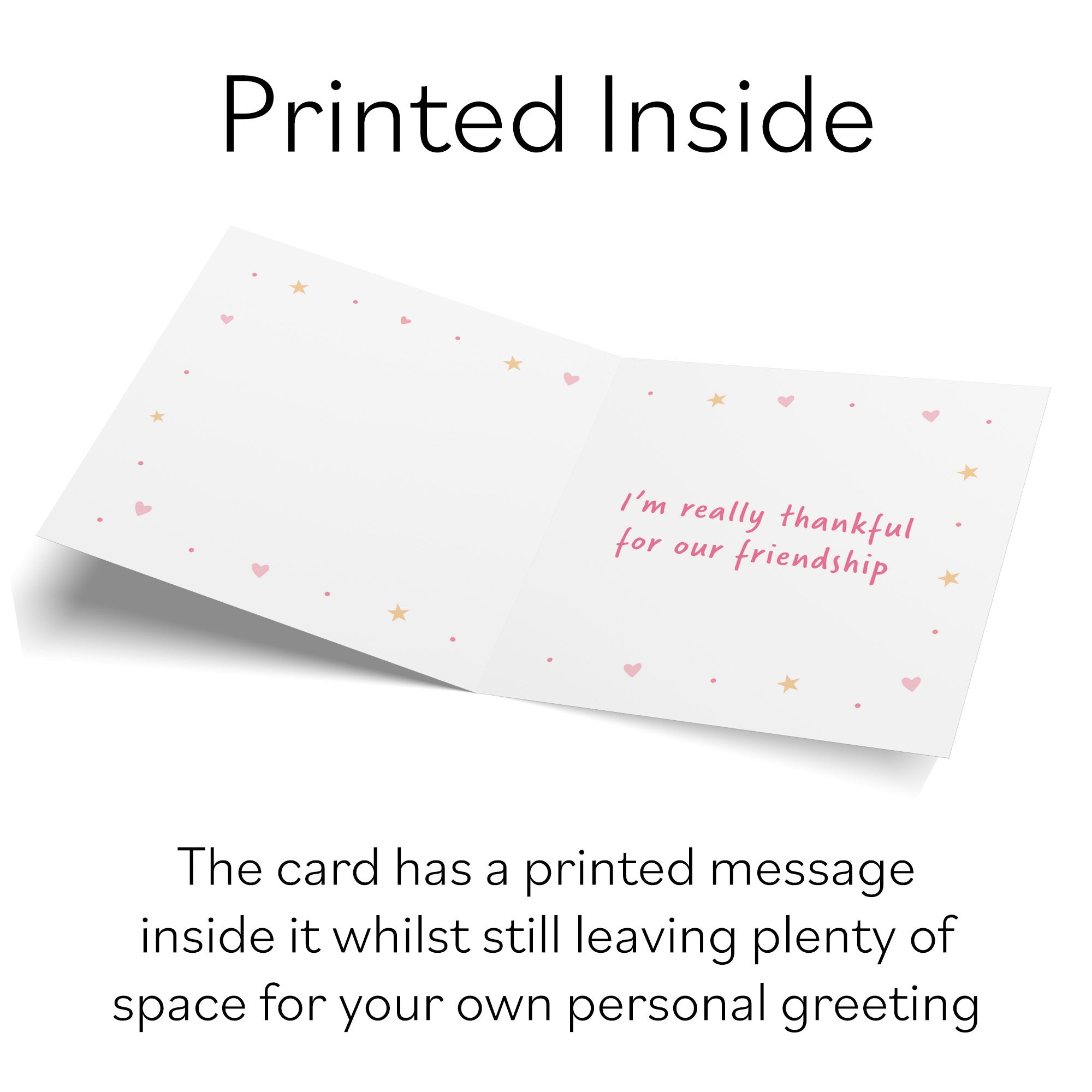 Friends Are Family You Choose Friendship Card Shopping Silly Squiggles - Default Title (RH00159)