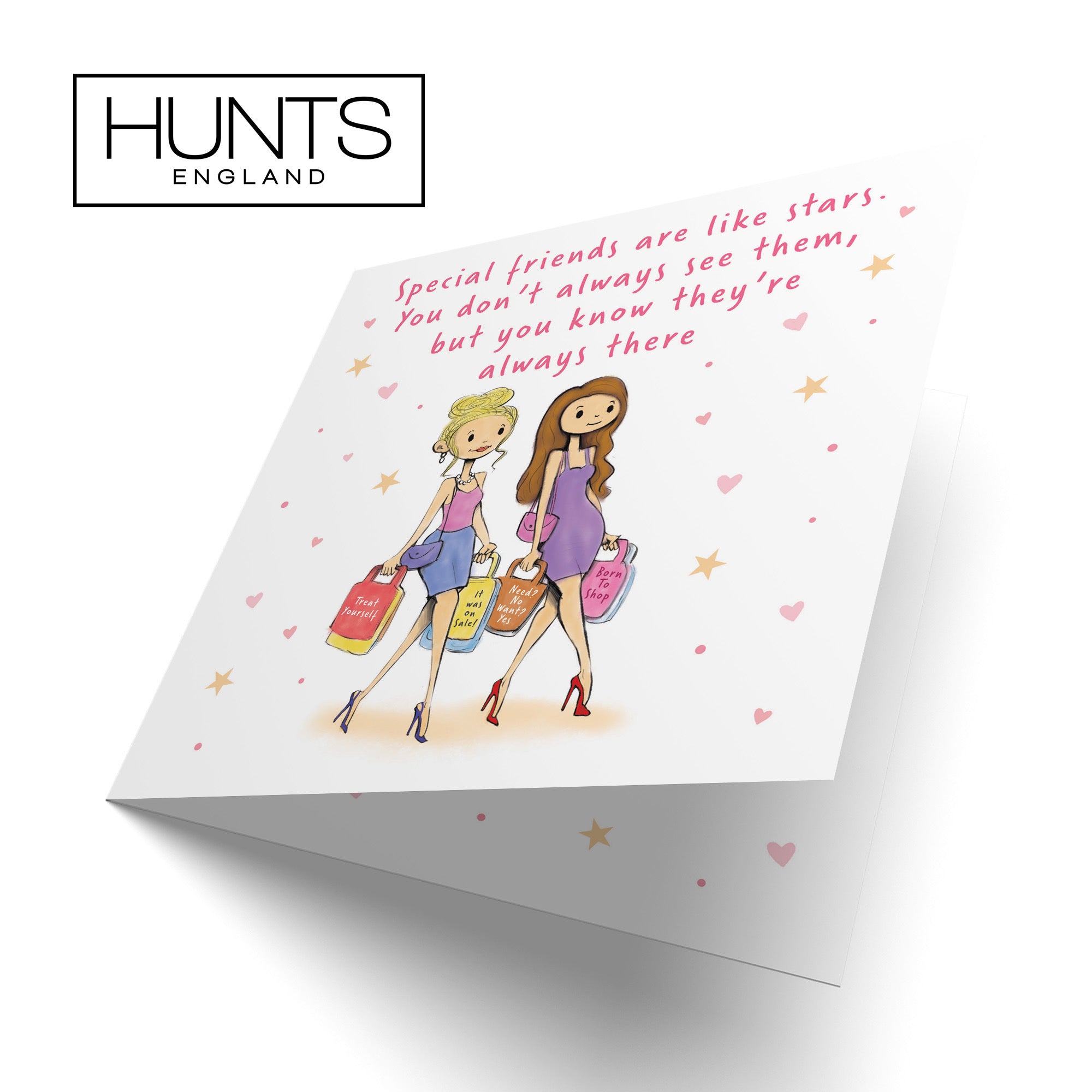 Friends Are Like Stars Friendship Card Shopping Silly Squiggles - Default Title (RH00160)