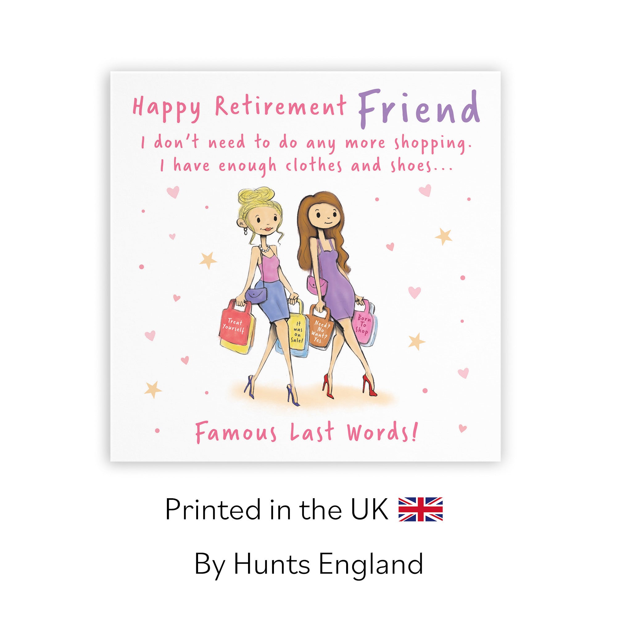 Female Friend Retirement Card Shopping Silly Squiggles - Default Title (RH00162)