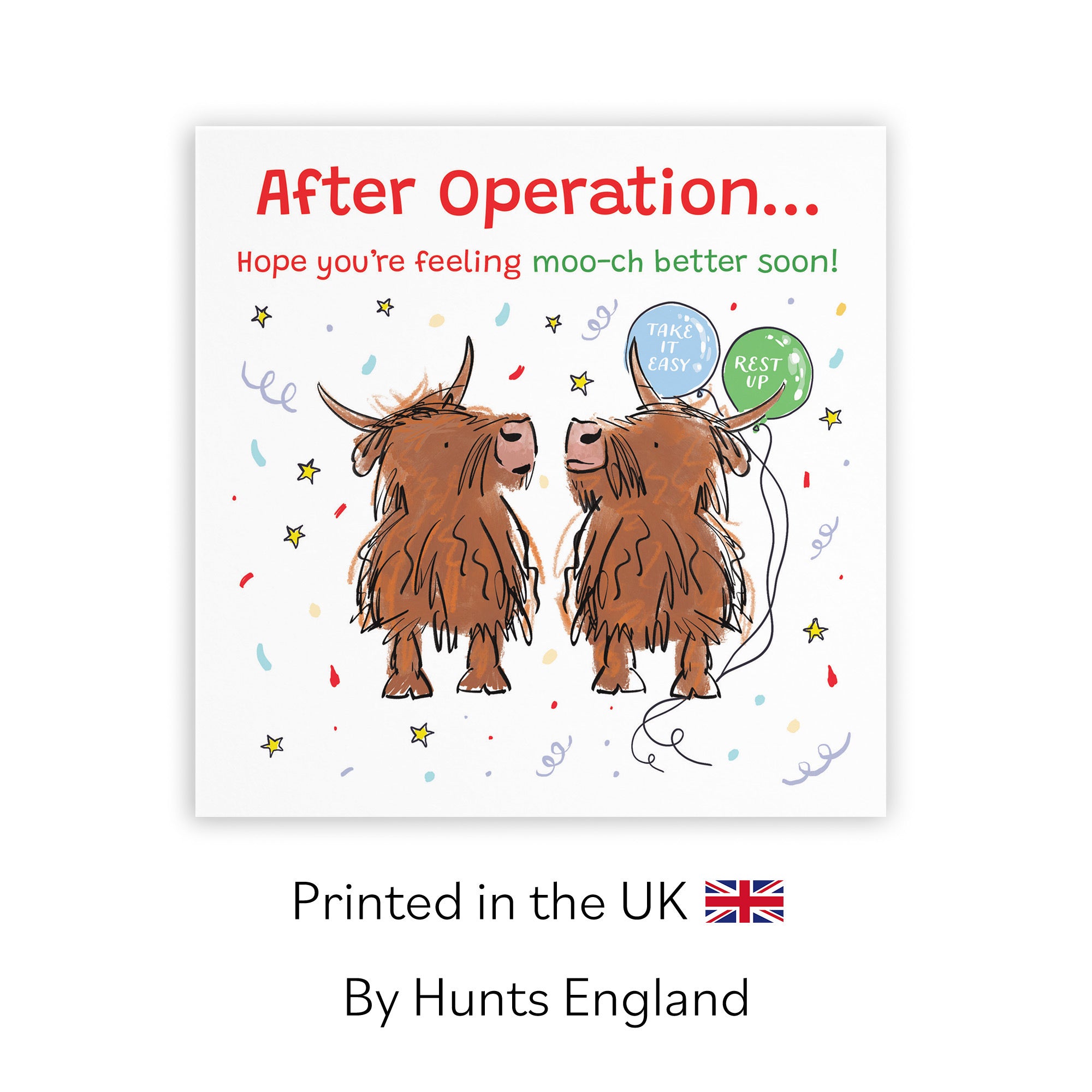 After Operation Get Well Card Highland Cows Animal Party - Default Title (RM00924)