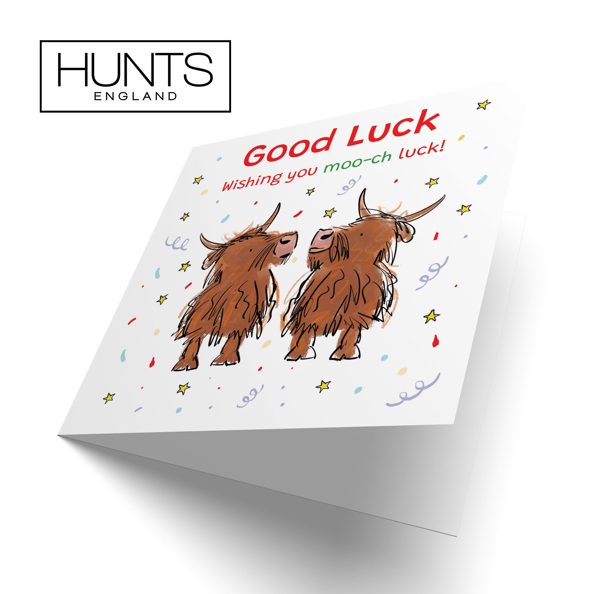 Good Luck Card Highland Cows Animal Party - Default Title (RM01099)