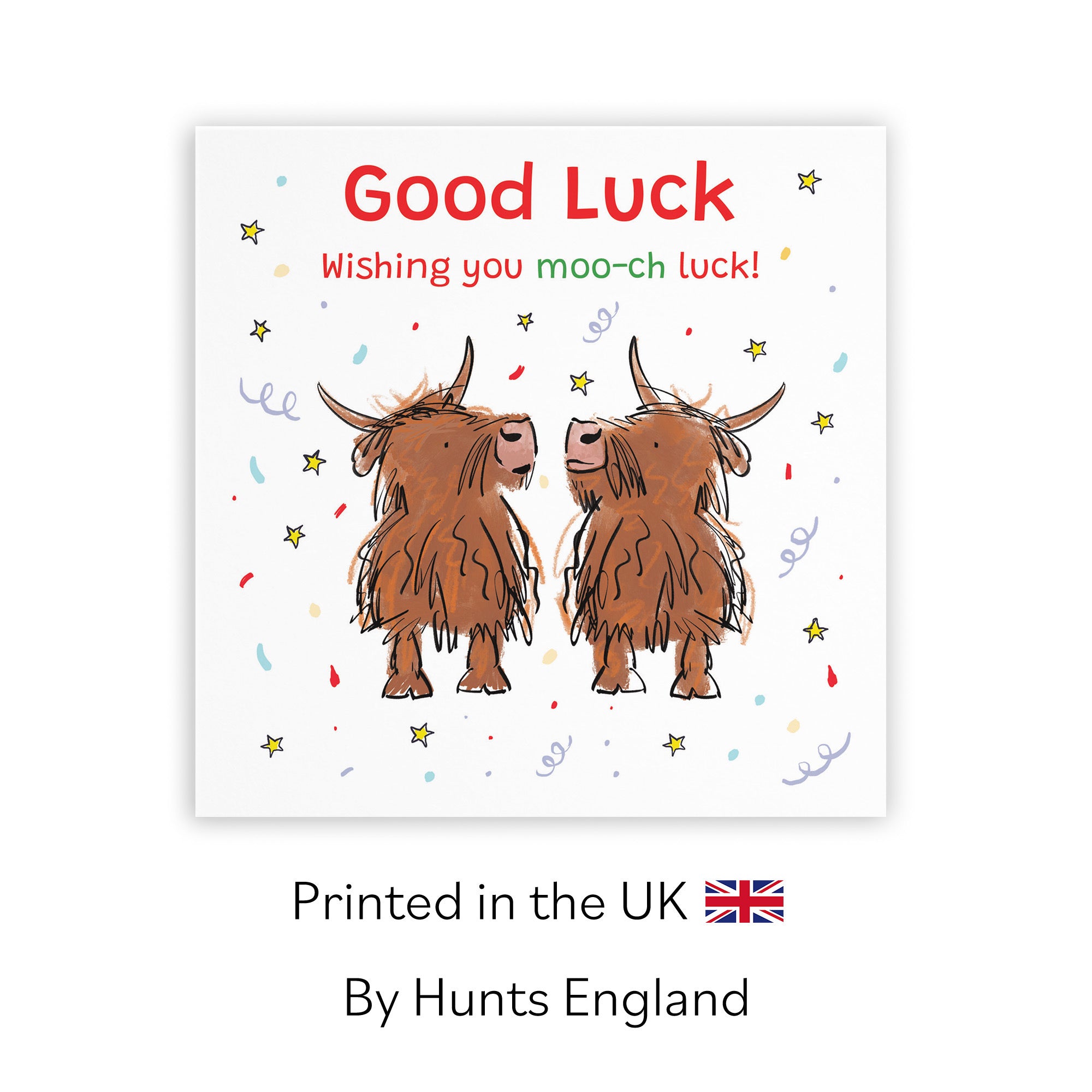 Good Luck Card Highland Cows Animal Party - Default Title (RM01099)