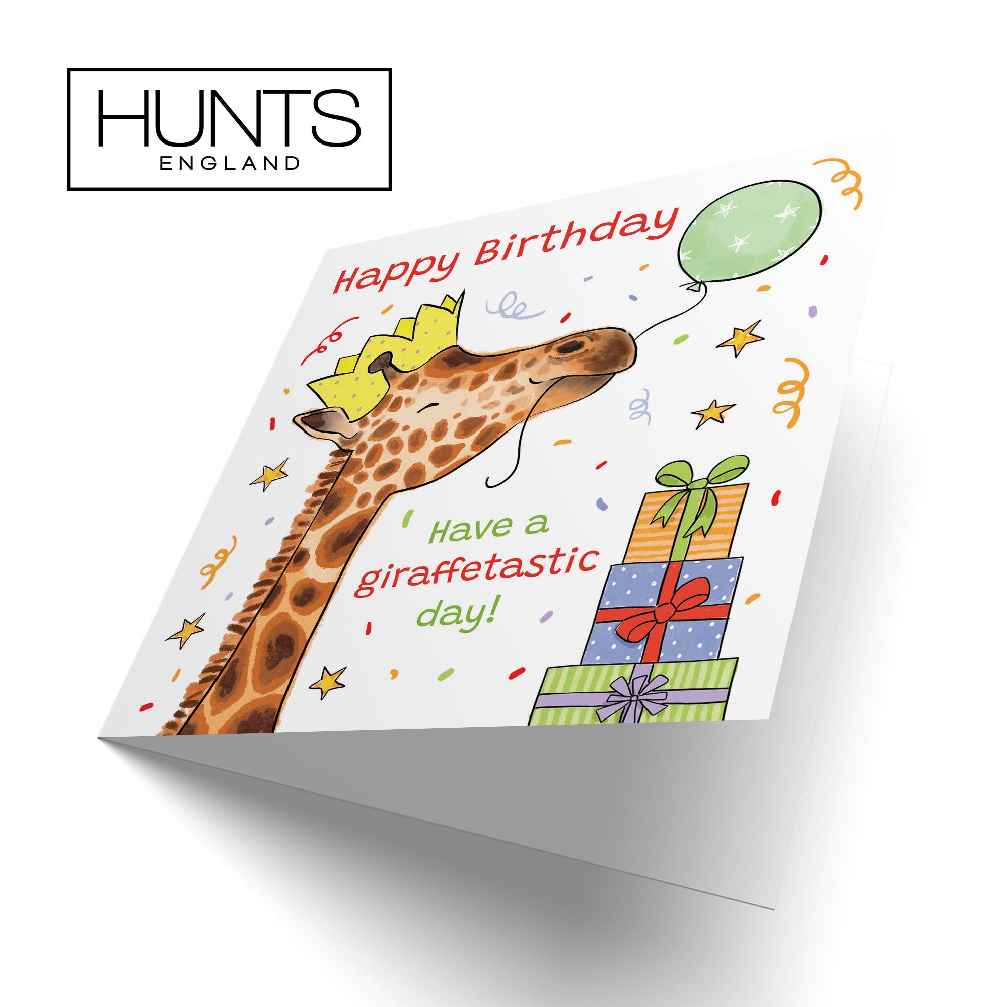 Birthday Card Happy Giraffe Animal Party - Default Title (RM01417)