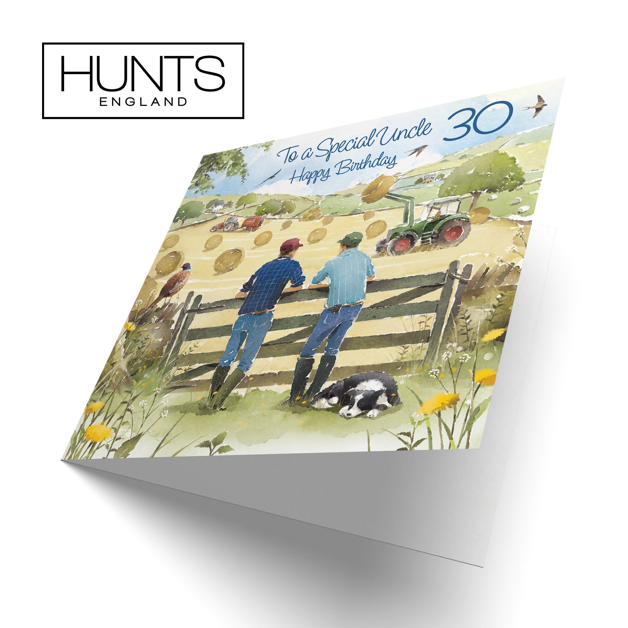 30th Uncle Farmers Birthday Card Haymaking Milo's Gallery - Default Title (RT03842)