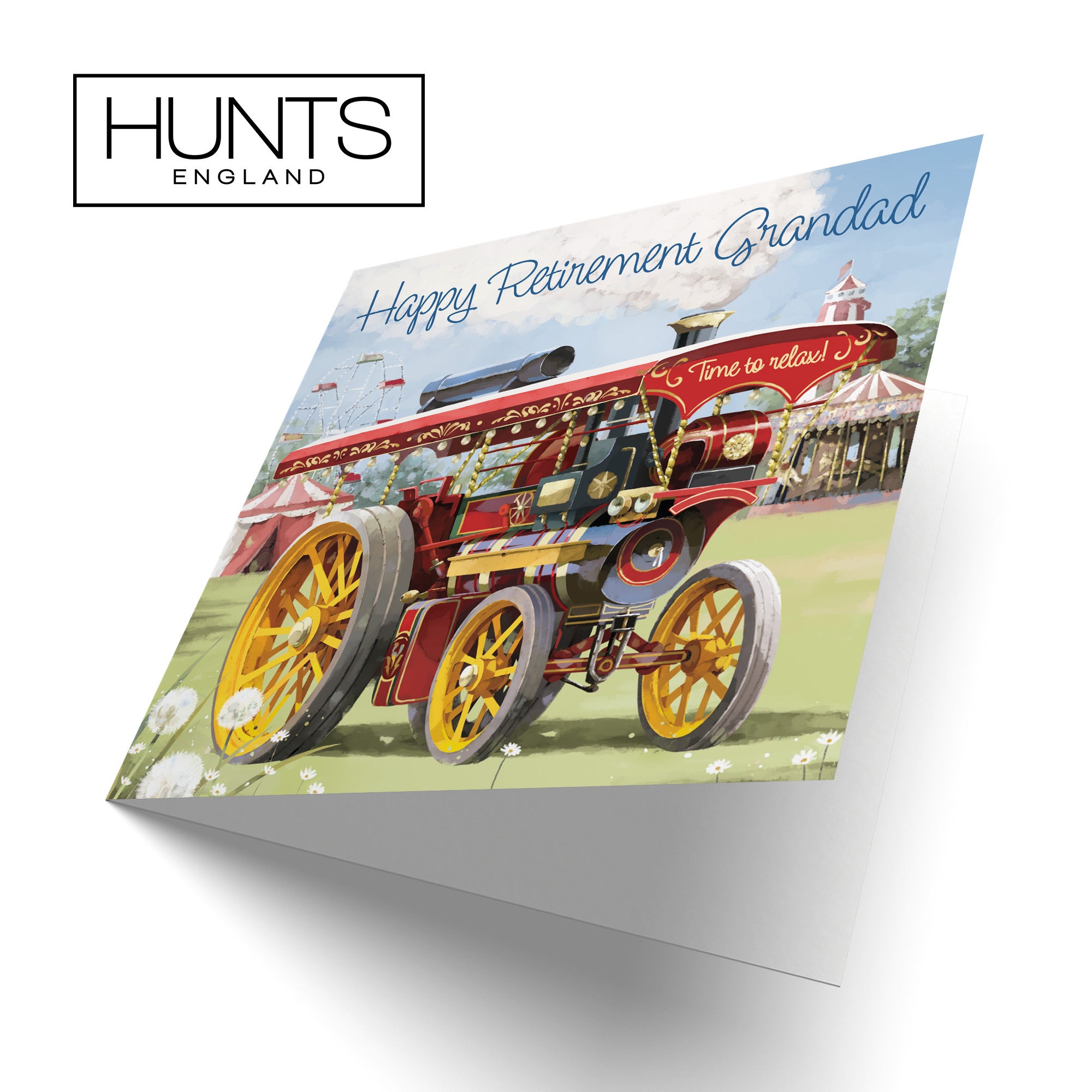 Grandad Traction Engine Retirement Card Milo's Gallery - Default Title (RT03884)