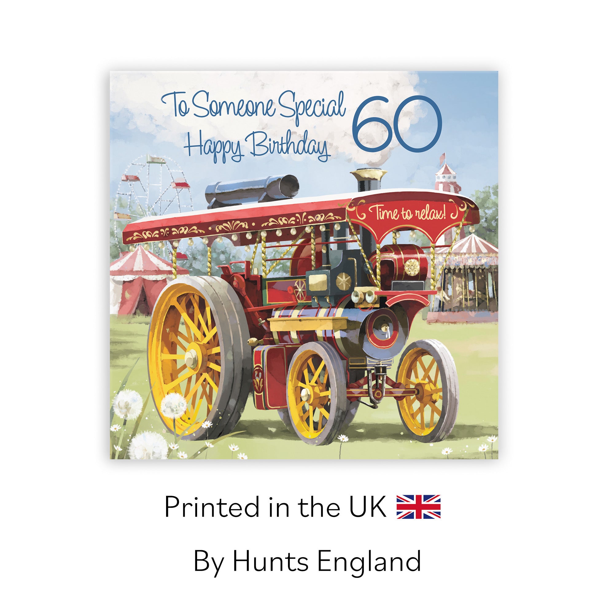 60th Someone Special Traction Engine Birthday Card Milo's Gallery - Default Title (RT03901)