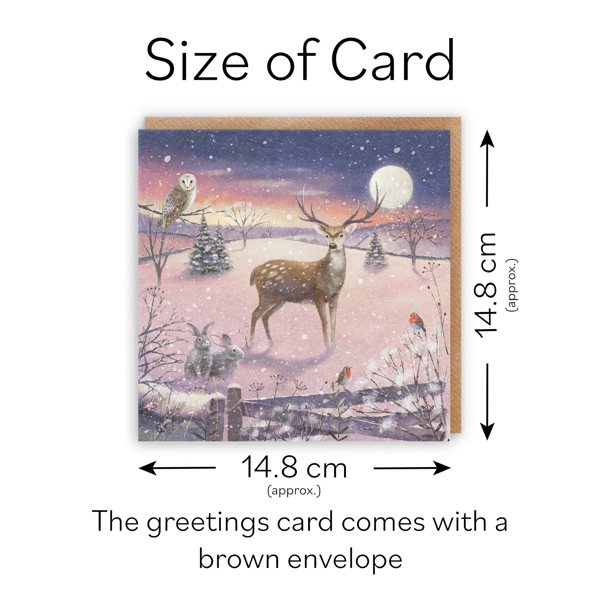 Stag Blank Any Occasion Card Milo's Gallery - Default Title (RT03908)