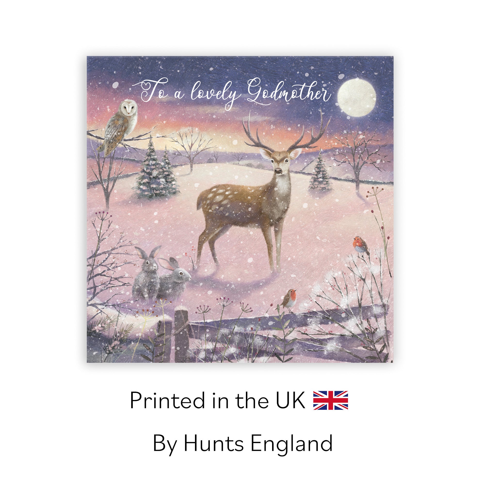 Godmother Christmas Card The Stag Milo's Gallery - Default Title (RT03909)