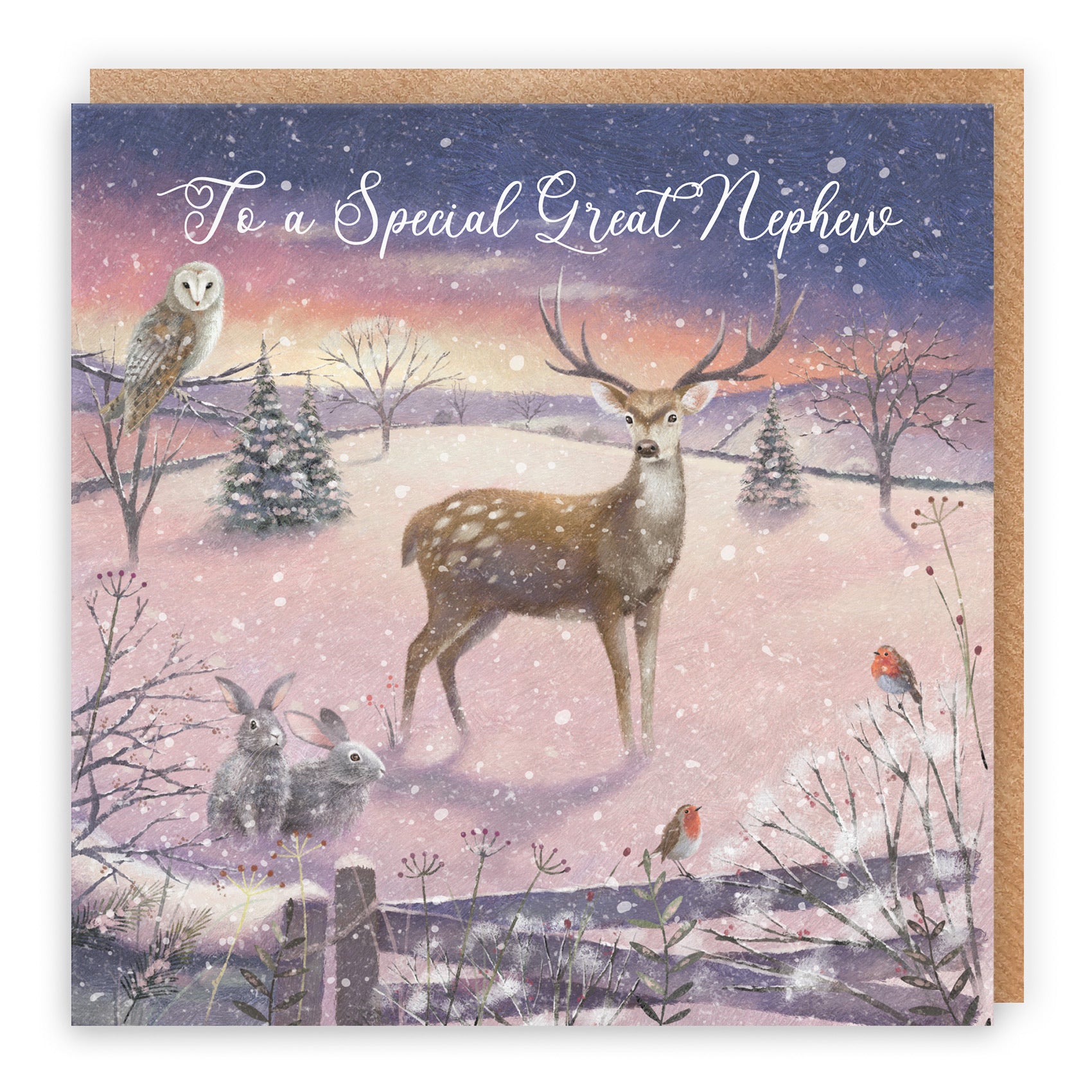Great Nephew Christmas Card The Stag Milo's Gallery - Default Title (RT03911)