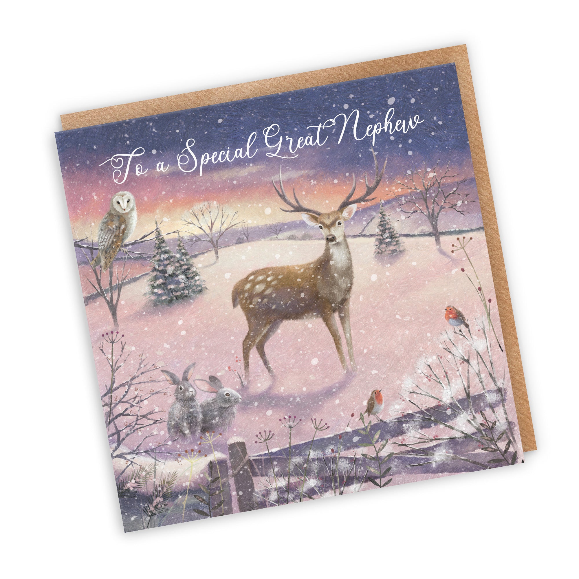 Great Nephew Christmas Card The Stag Milo's Gallery - Default Title (RT03911)