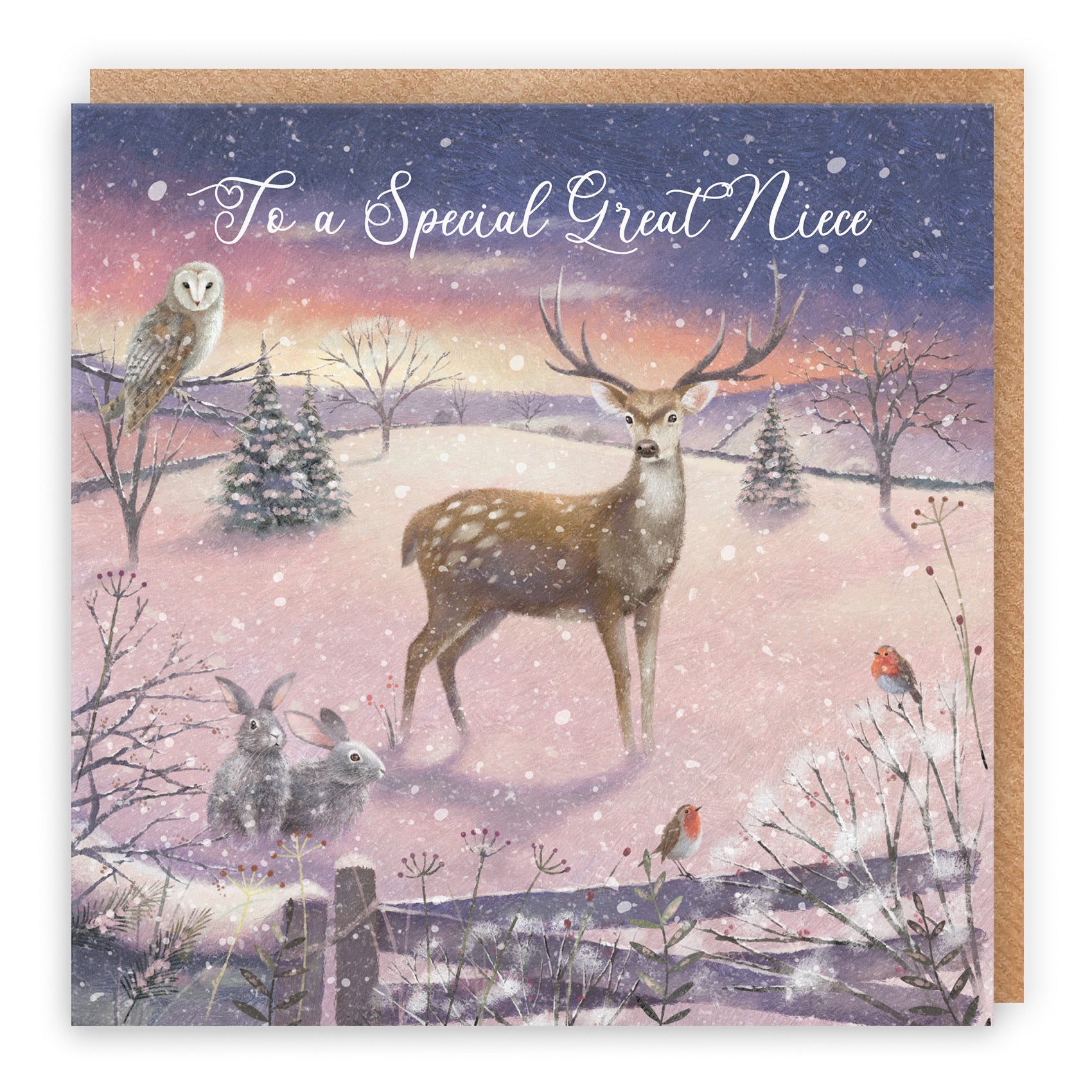 Great Niece Christmas Card The Stag Milo's Gallery - Default Title (RT03912)