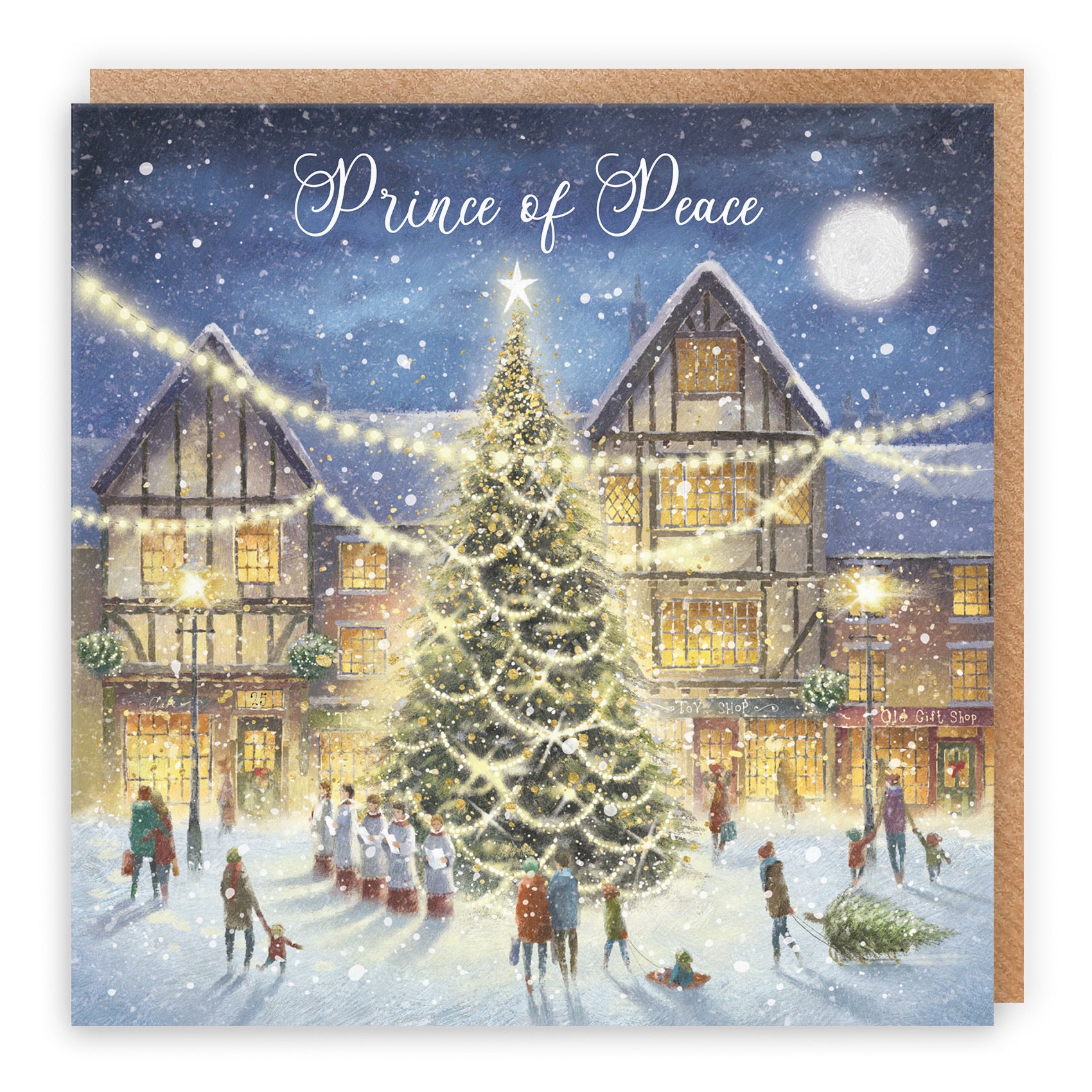 Christian Religious Christmas Card Prince Of Peace Christmas Eve Milo's - Default Title (RT03931)