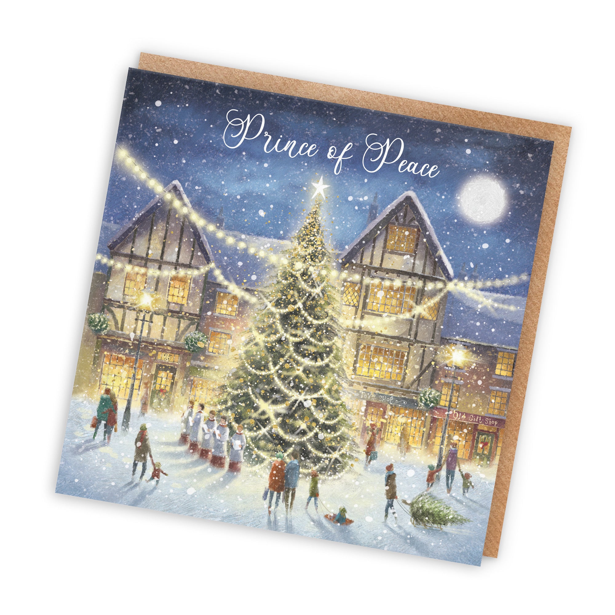 Christian Religious Christmas Card Prince Of Peace Christmas Eve Milo's - Default Title (RT03931)