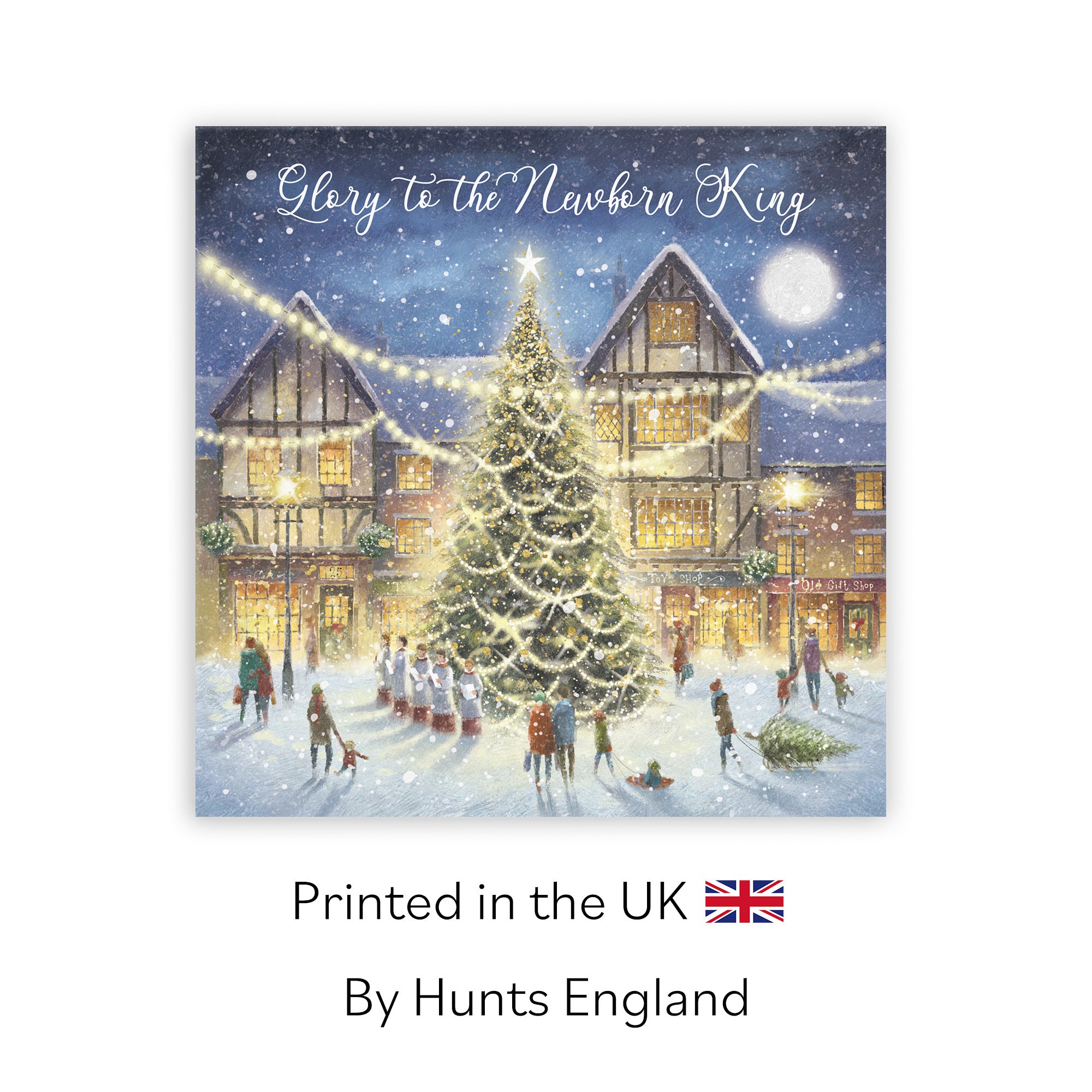 Christian Religious Christmas Card Newborn King Christmas Eve Milo's - Default Title (RT03932)