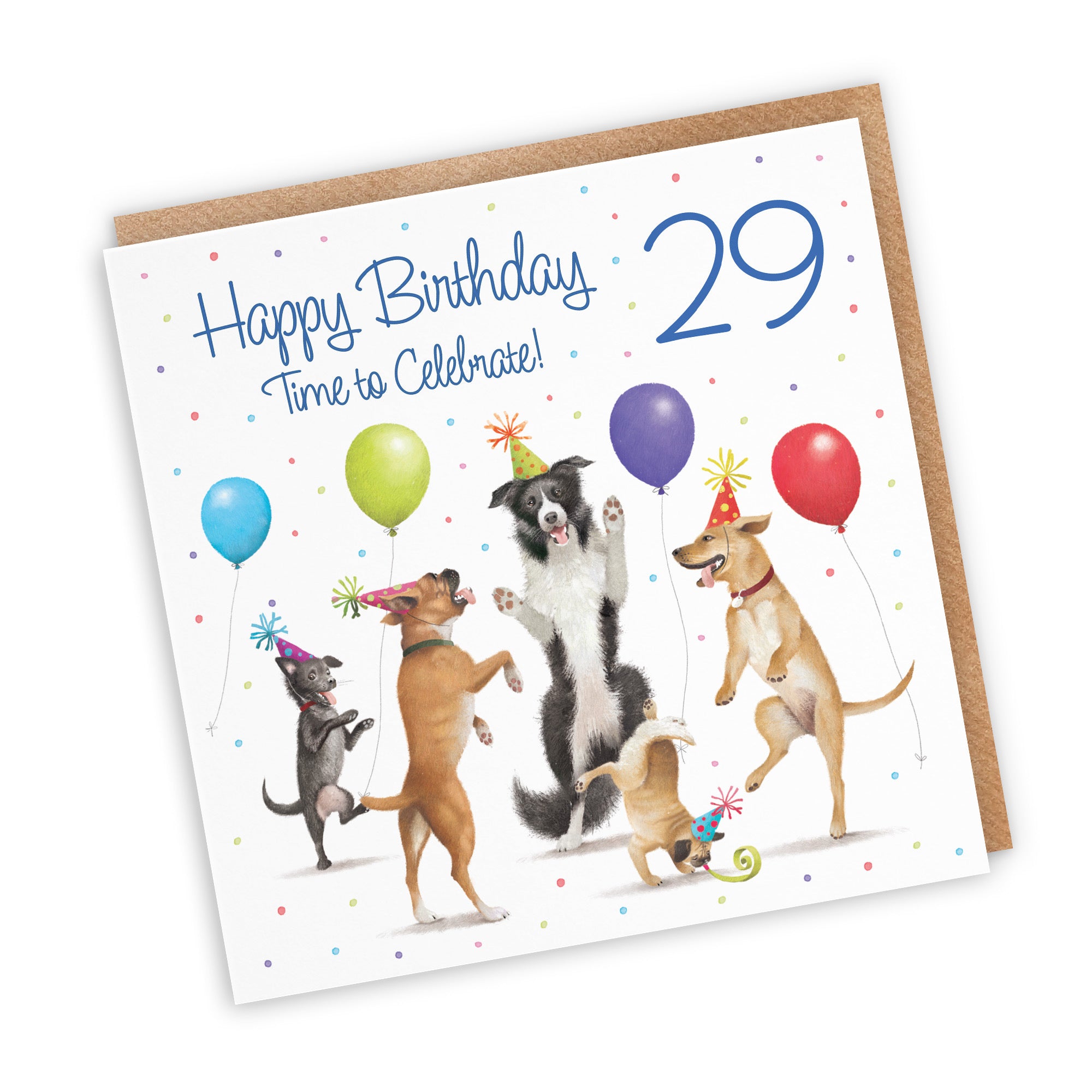 29th Birthday Card Dancing Dogs Milo's Gallery - Default Title (RT05637)