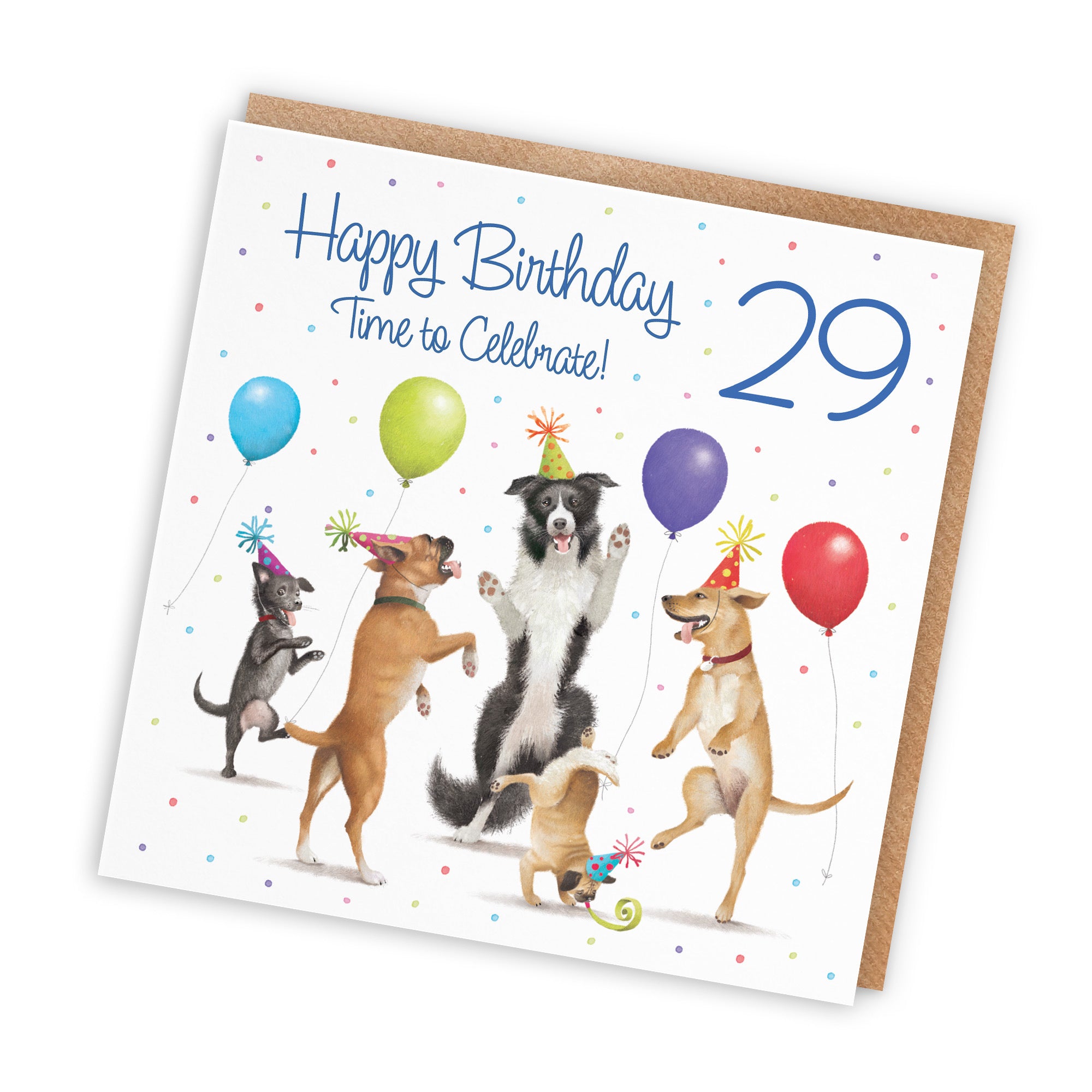 29th Birthday Card Dancing Dogs Milo's Gallery - Default Title (RT05637)