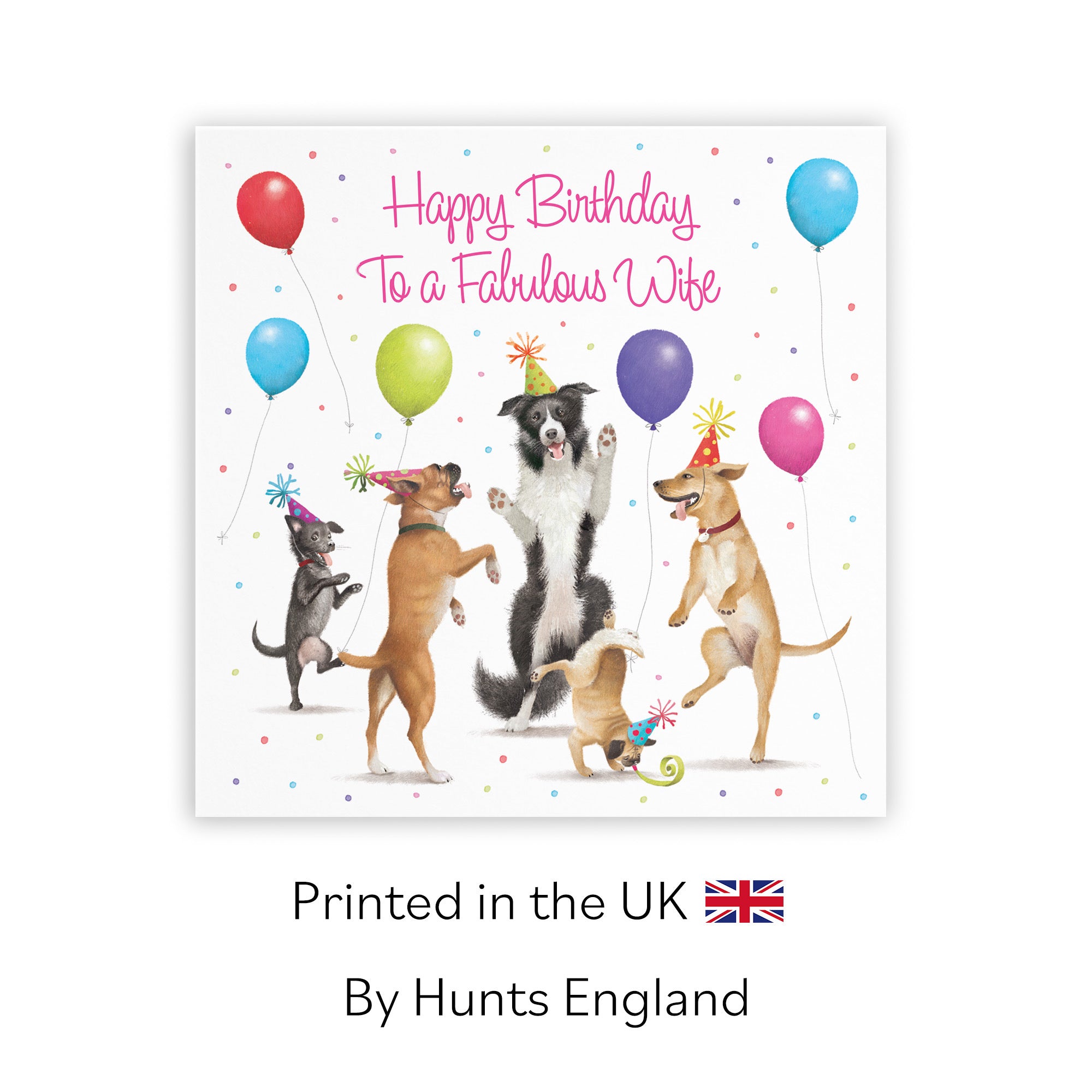 Wife Birthday Card Dancing Dogs Milo's Gallery - Default Title (RT05641)